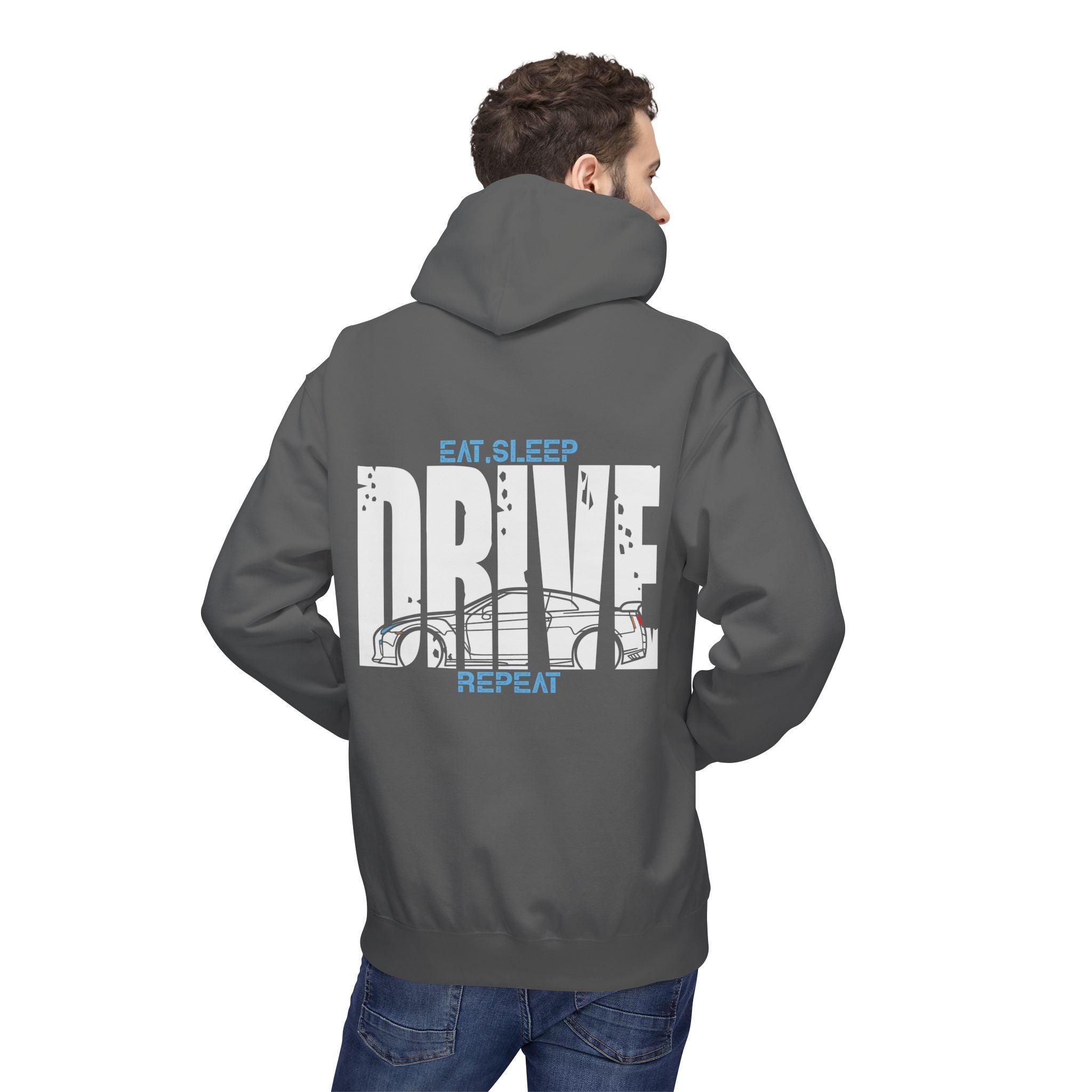 Nissan R35 GT-R DRIVE Fleece Hoodie - Premium Comfort & Style