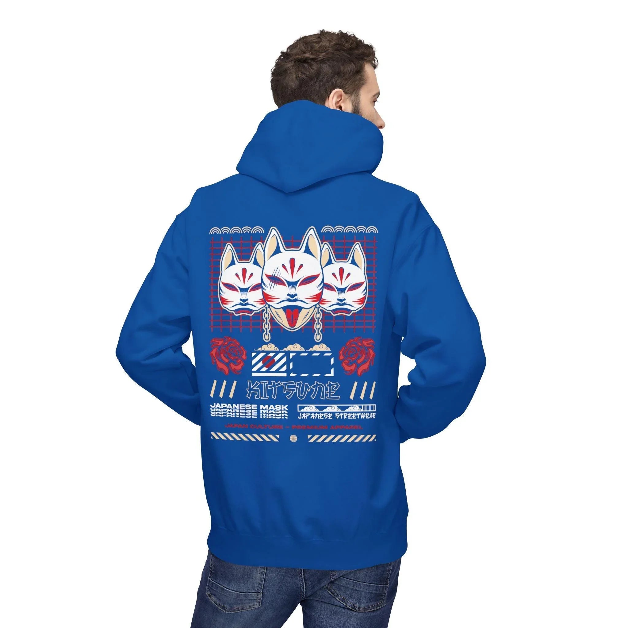 Ultimate Kitsune Japanese Streetwear Fleece Hoodie for Comfort and Style