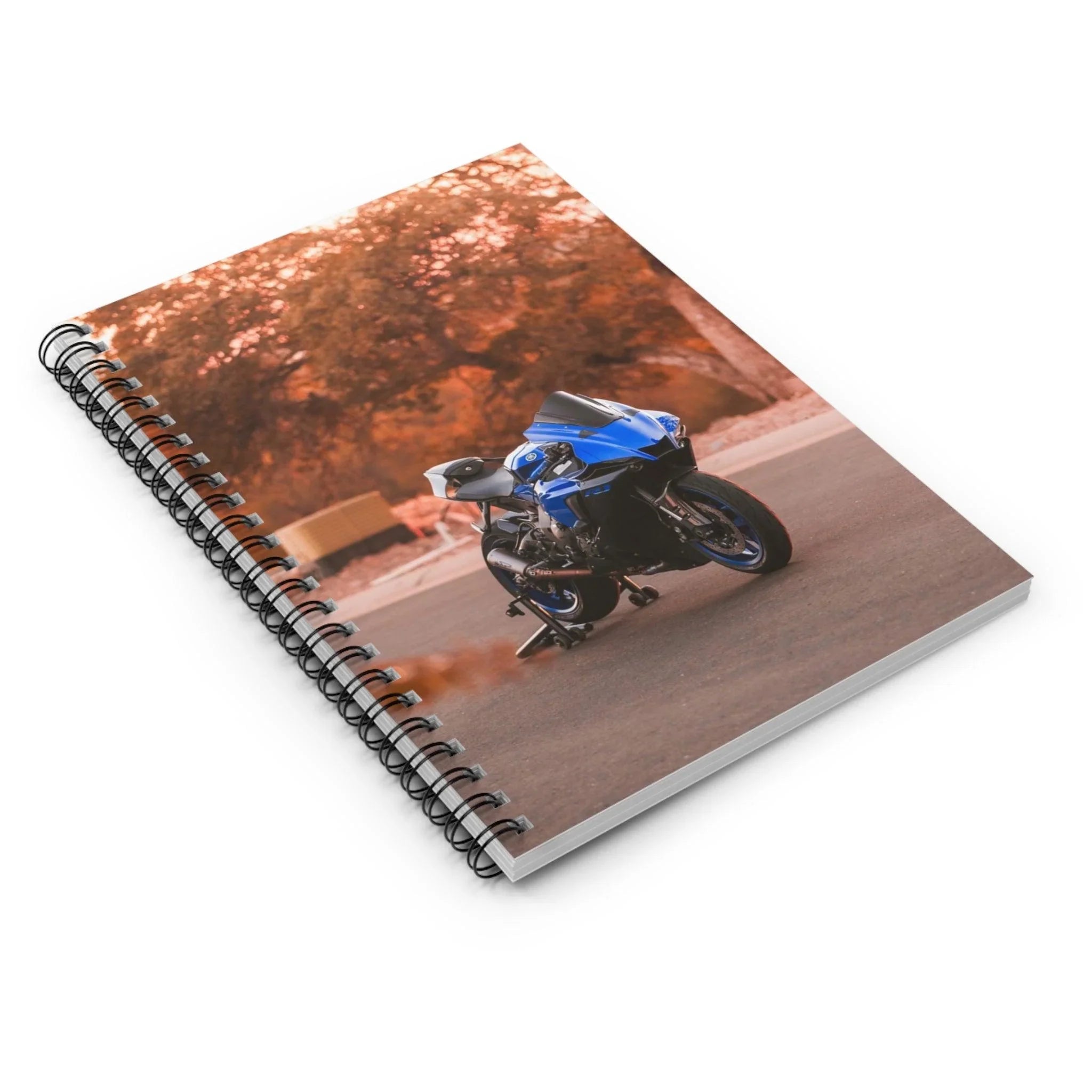Yamaha R1 Motorcycle Spiral Notebook #025 - Throttle Designs
