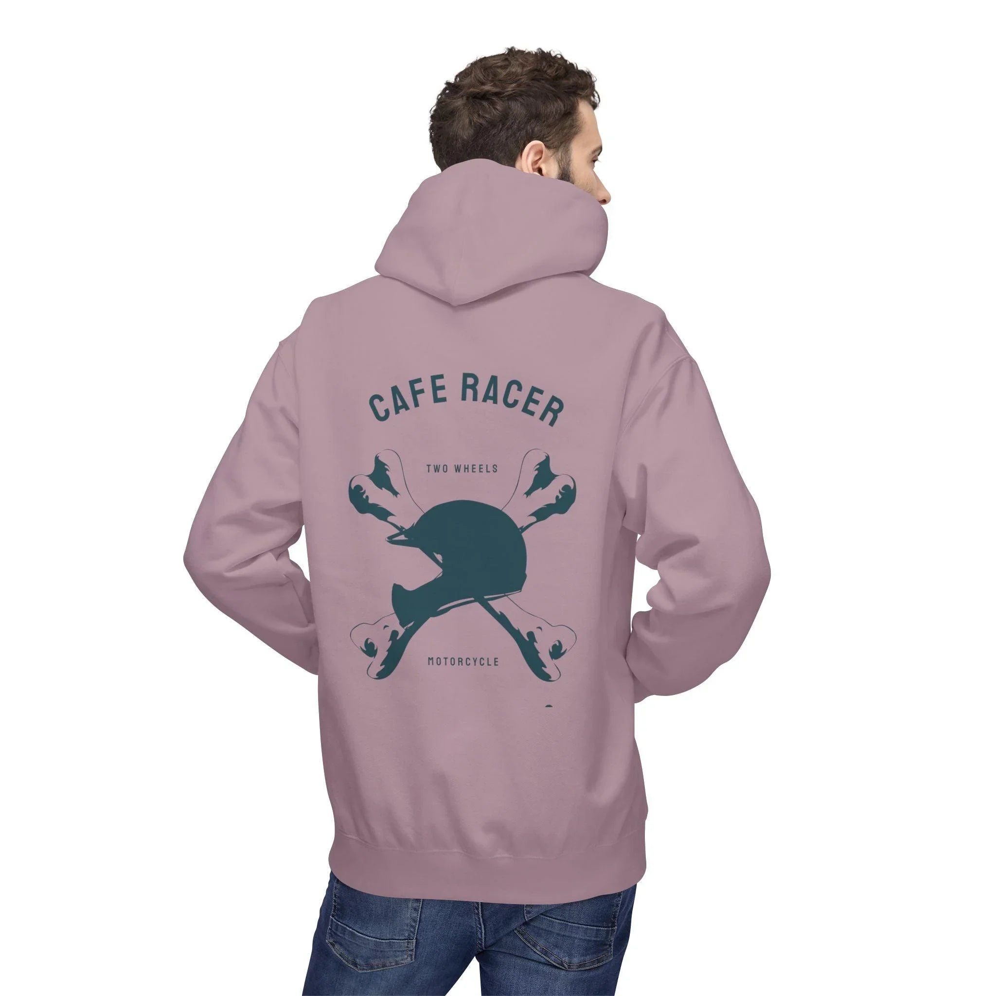 Ultimate Cafe Racer Fleece Hoodie - Embrace the Ride with "Never Stop Riding" Design