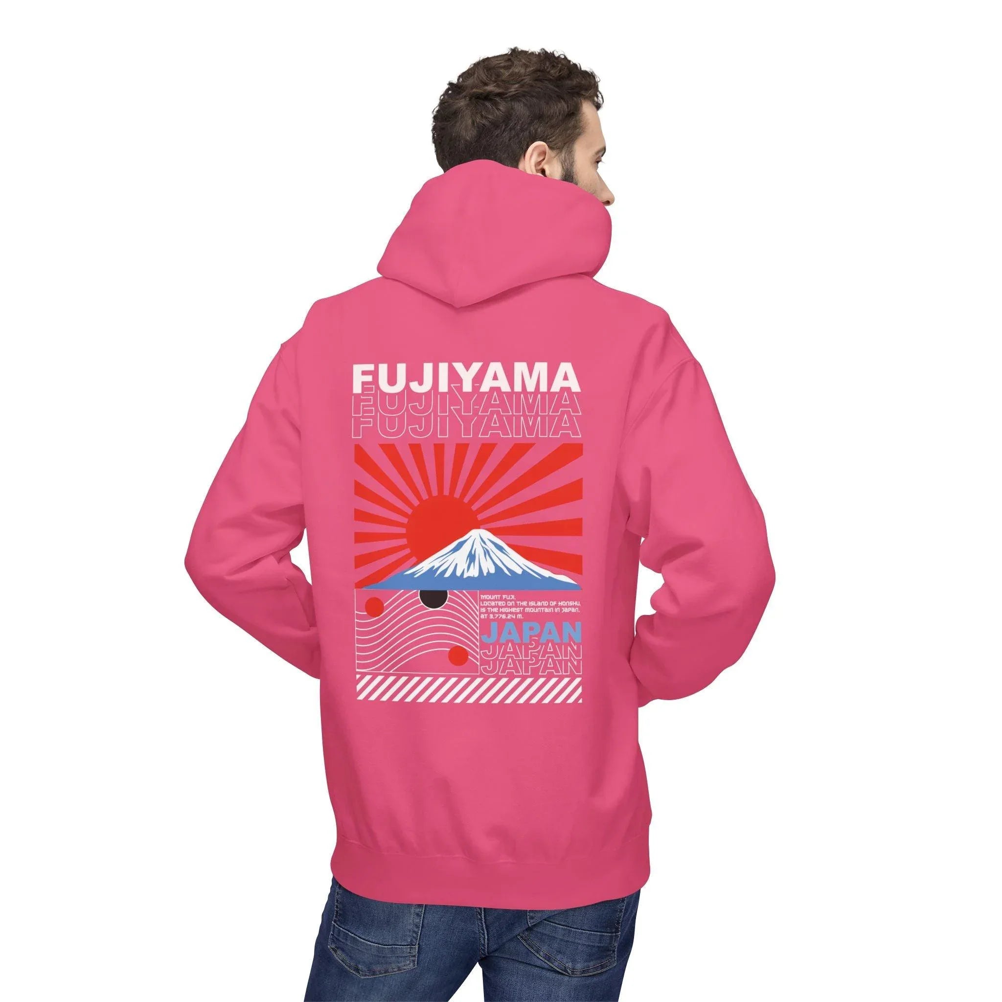 Fujiyama Japan Streetwear Cozy Fleece Hoodie - Ultimate Comfort & Style