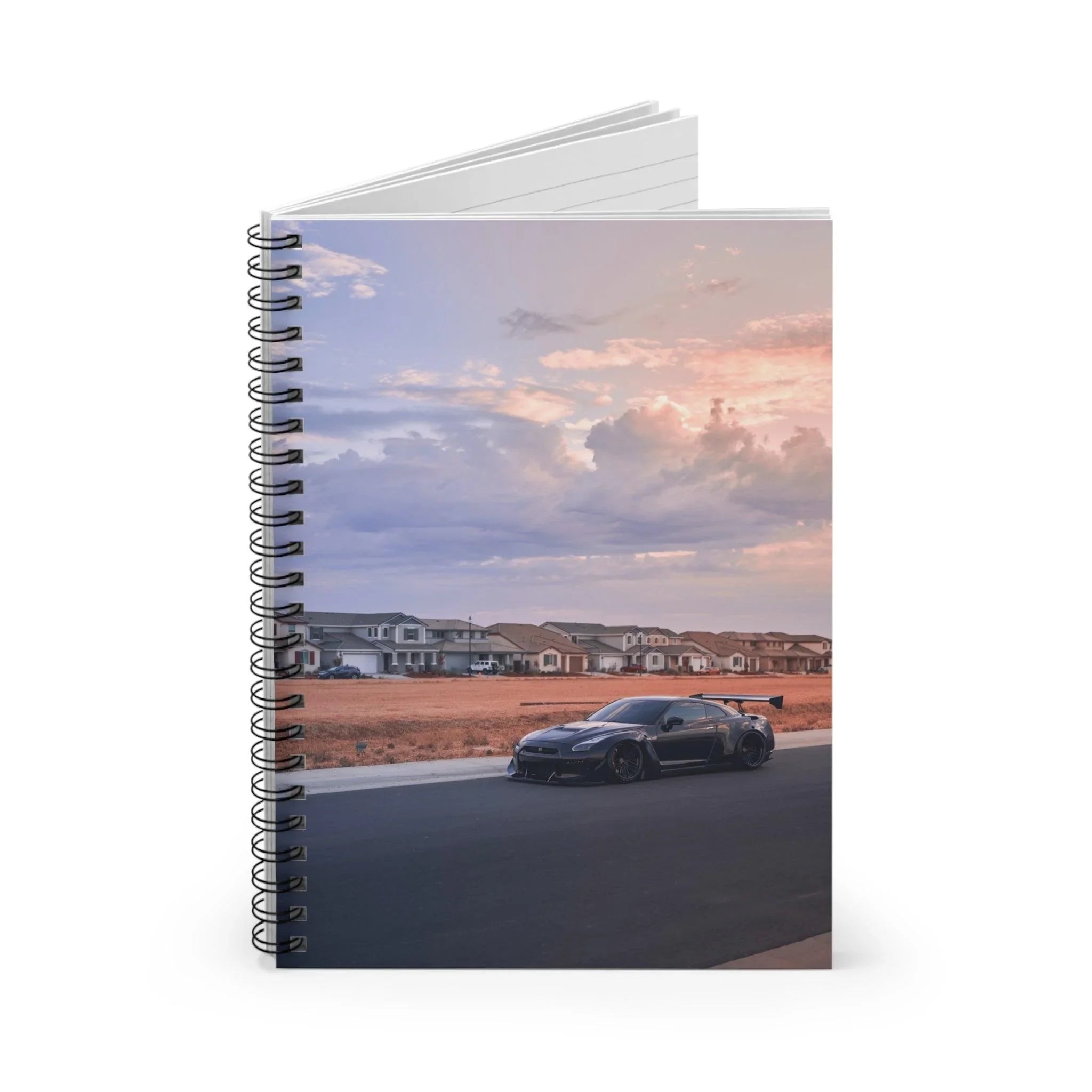 Nissan GTR R35 Automotive Spiral Notebook #013 - Throttle Designs