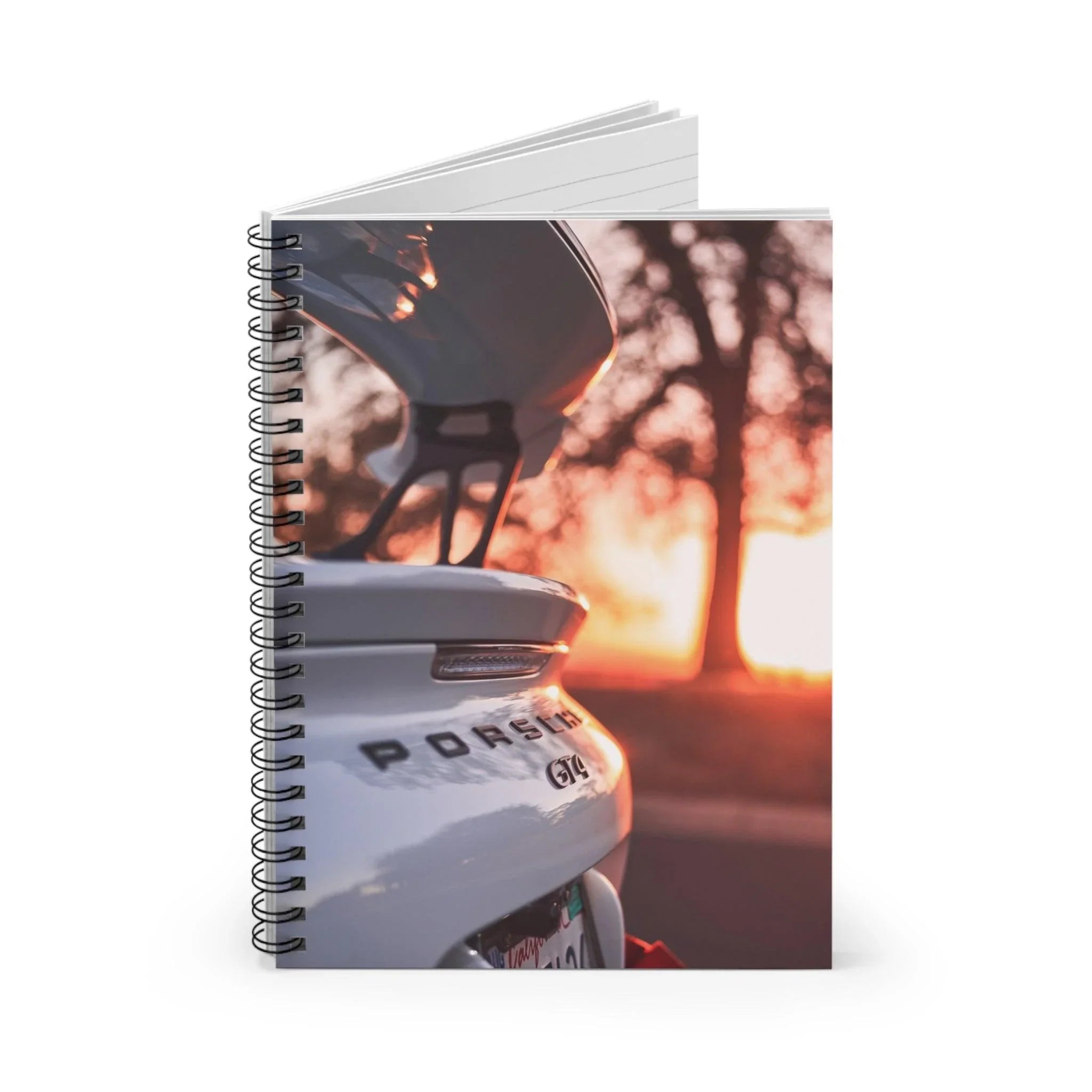 Porsche GT4 Automotive Spiral Notebook #006 - Throttle Designs