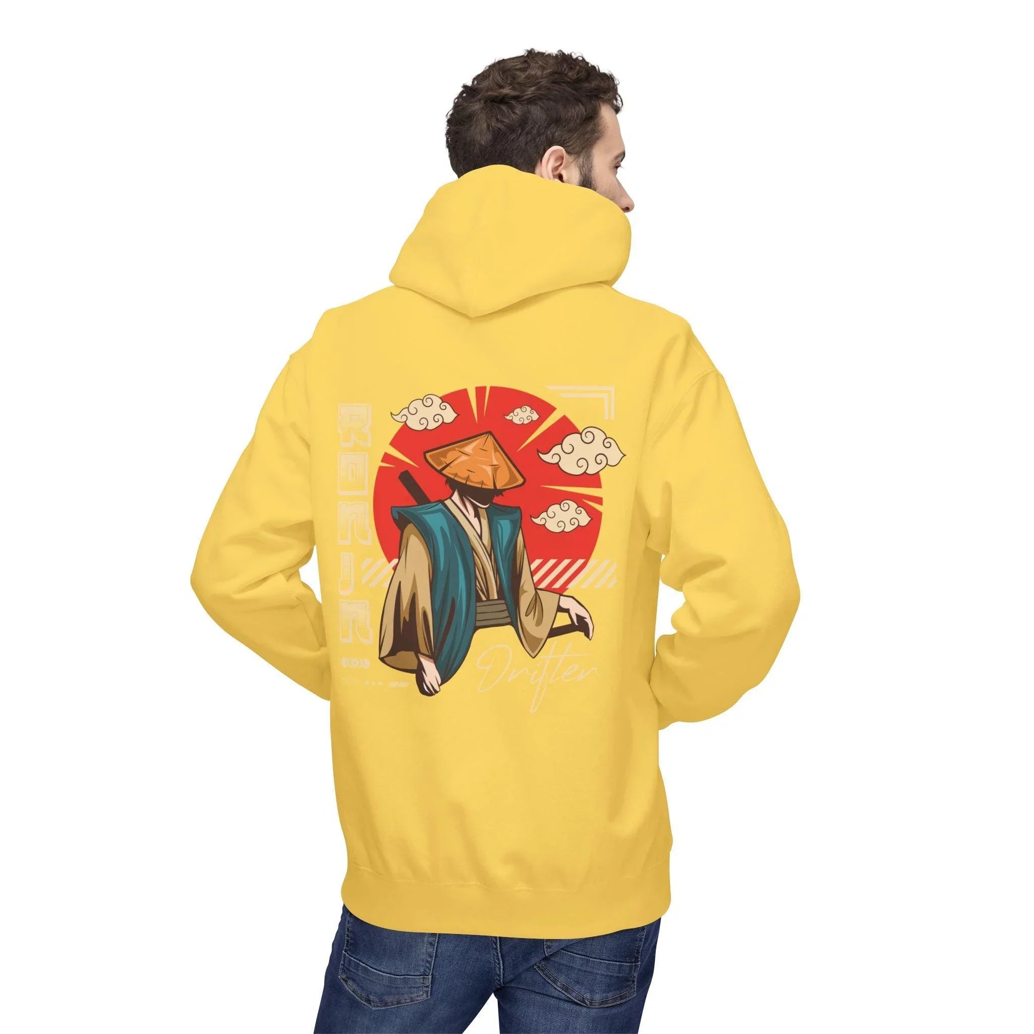 Ultimate Ronin Drifter Japanese Streetwear Fleece Hoodie for Trendsetters