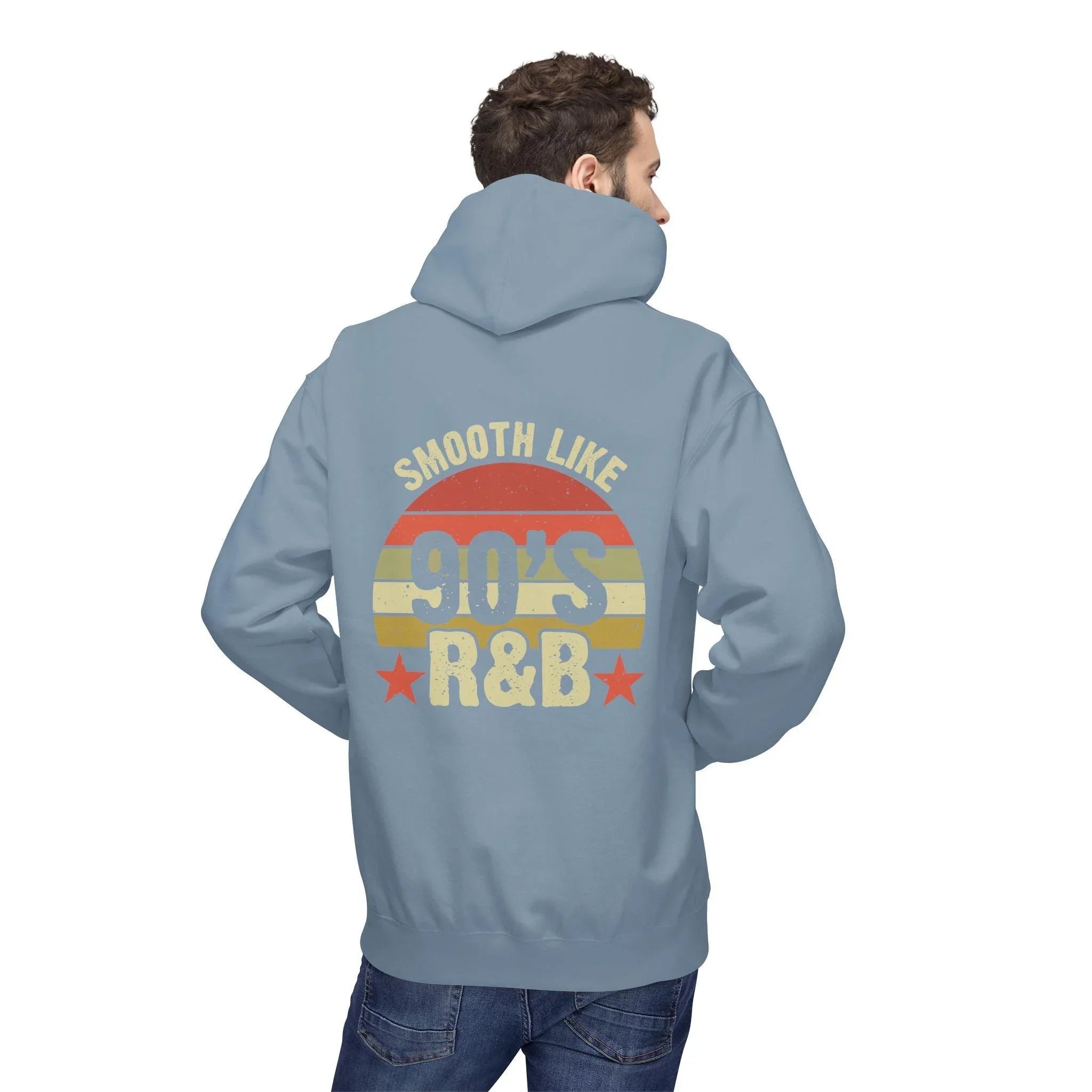 Retro Vibes Fleece Hoodie - Embrace the Comfort of 90's R&B Style