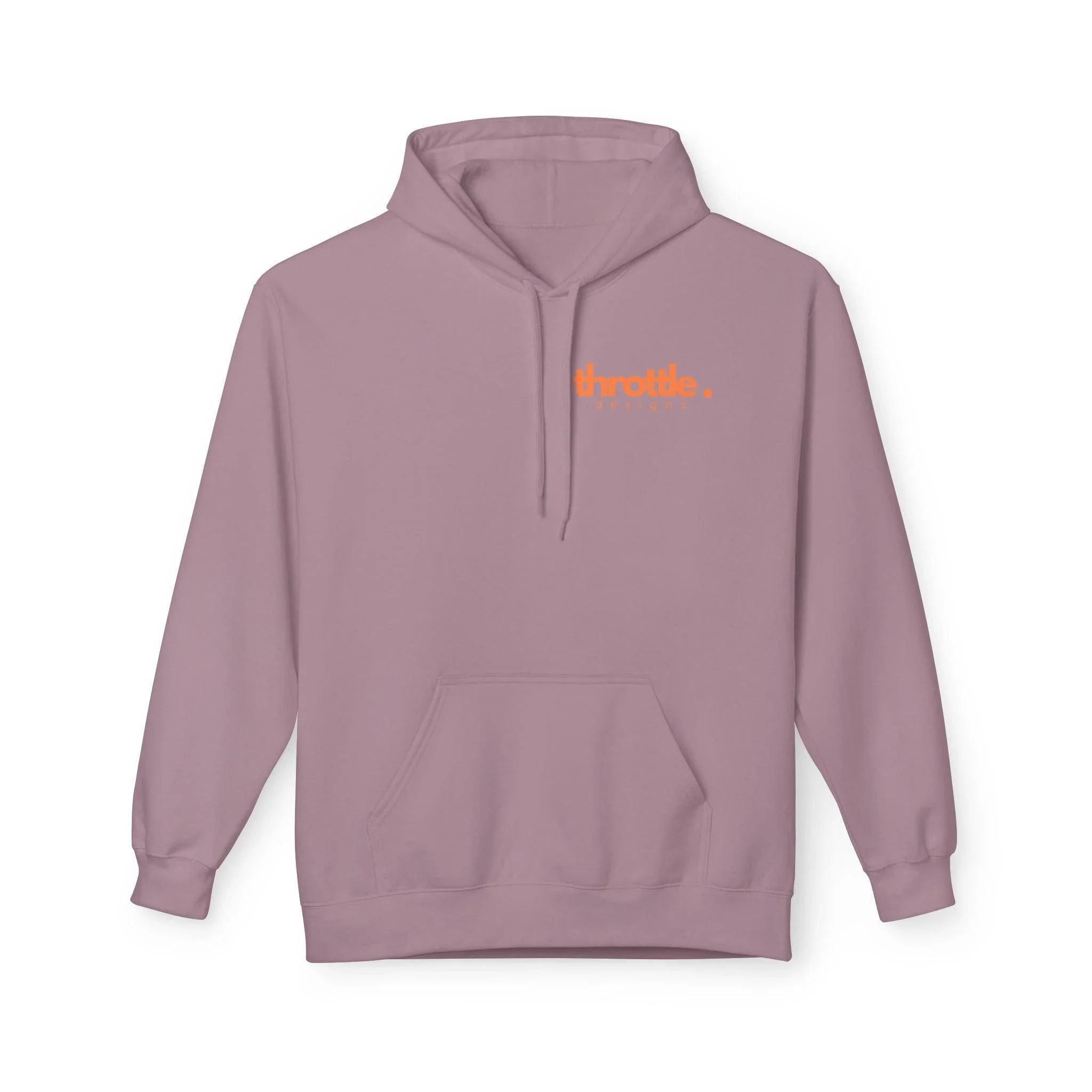 Cozy Cat Lover's Retro Sunset Fleece Hoodie