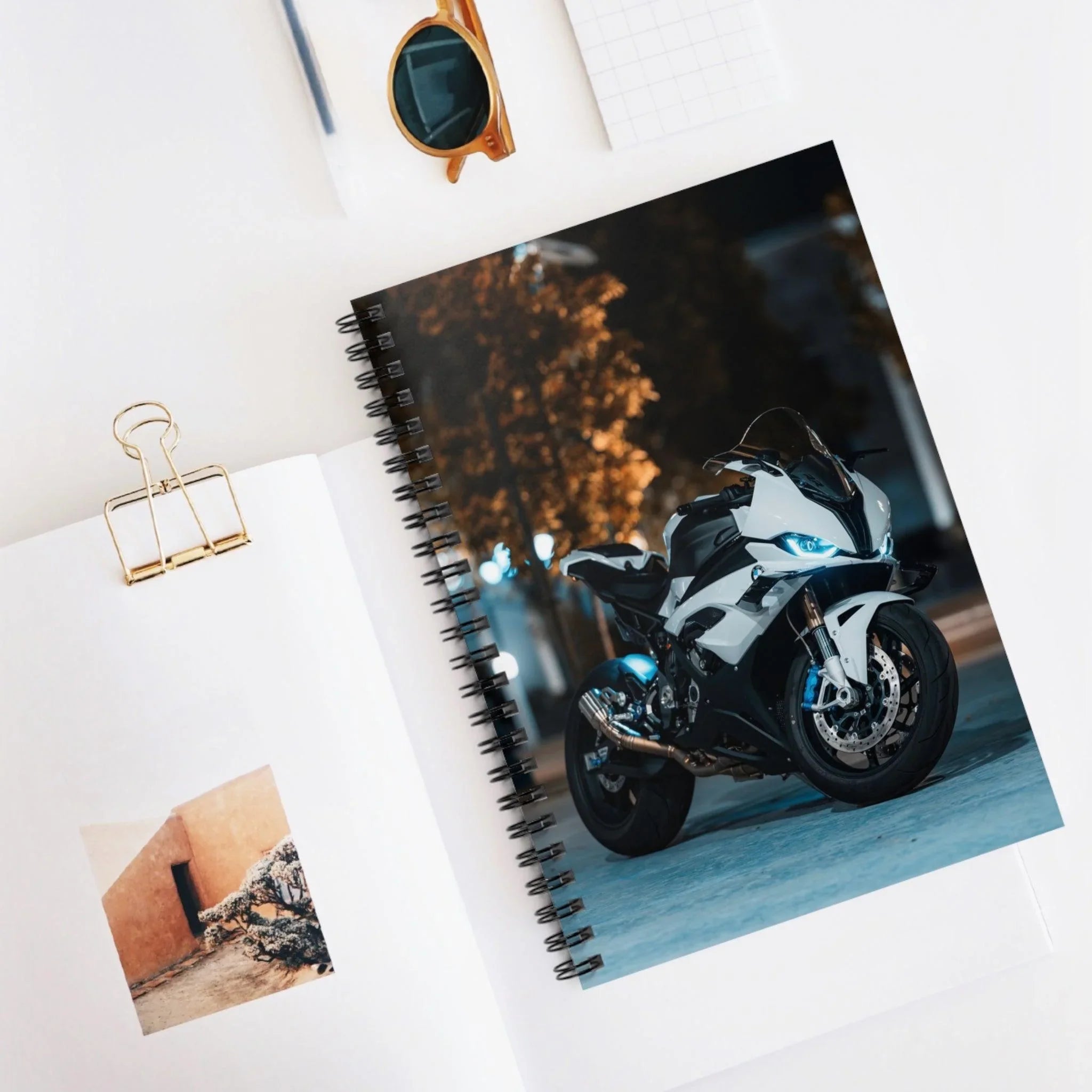 BMW S1000RR Motorcycle Spiral Notebook #081 - Throttle Designs