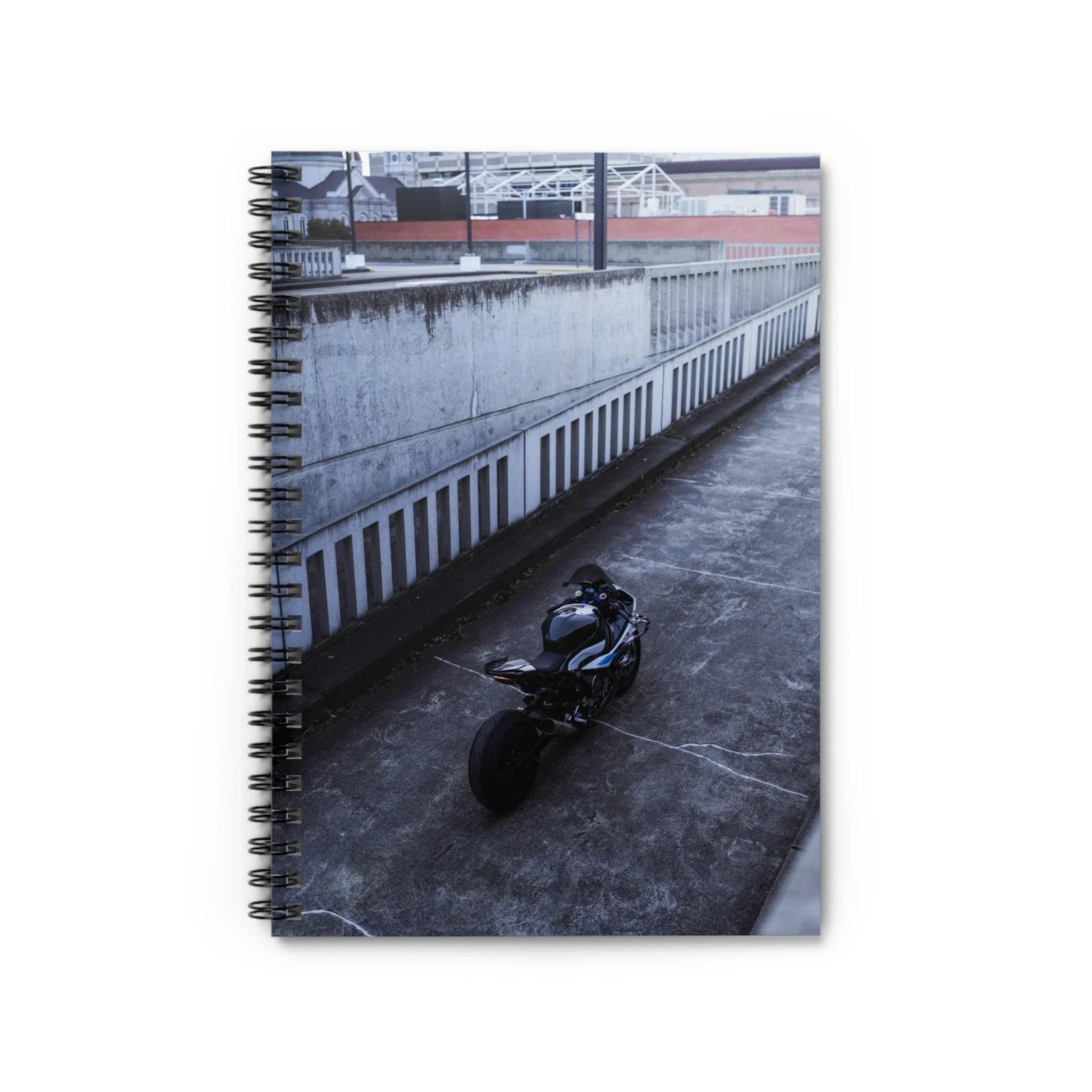 BMW S1000RR Drag Spec Motorcycle Spiral Notebook #010 - Throttle Designs