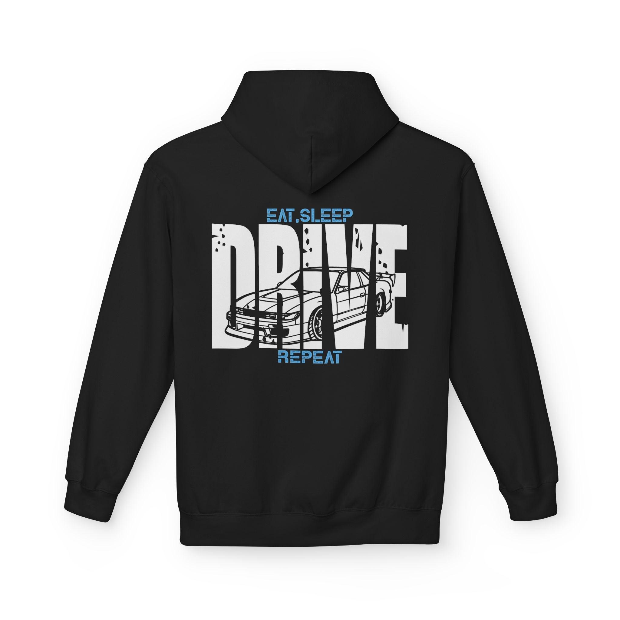Nissan 240sx Silvia DRIVE Fleece Hoodie for Ultimate Comfort and Style