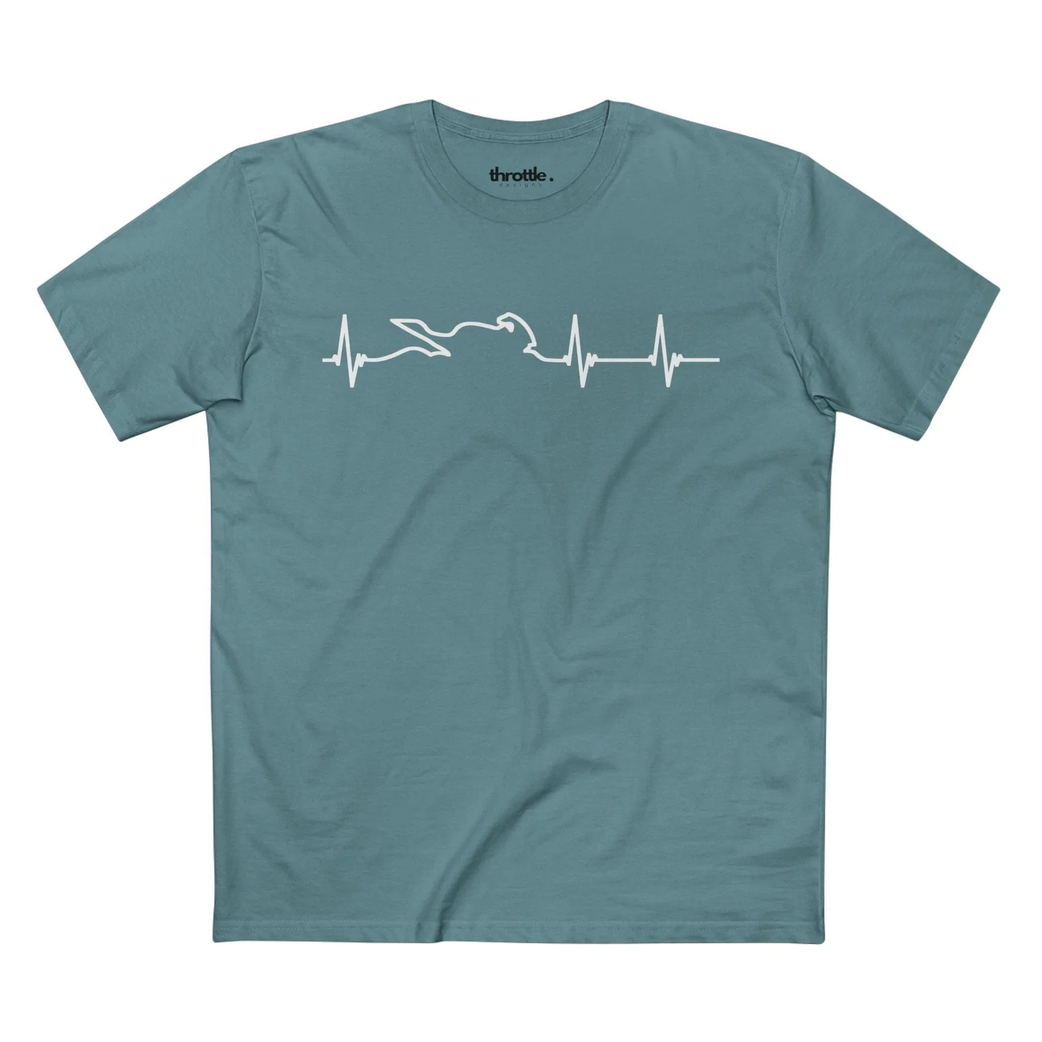 Premium Motorcycle Heartbeat T-Shirt