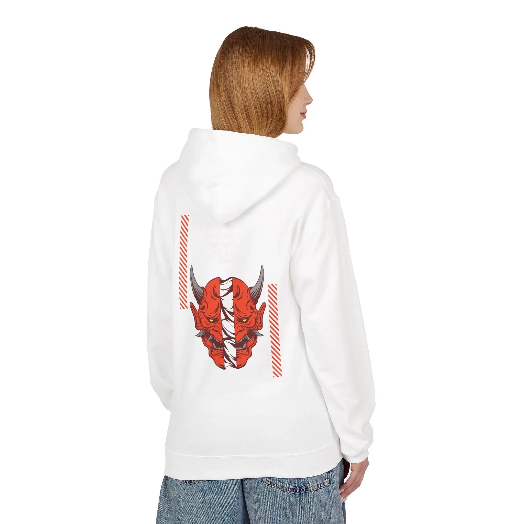 Oni Mask Streetwear Fleece Hoodie - Ultimate Comfort & Unique Style