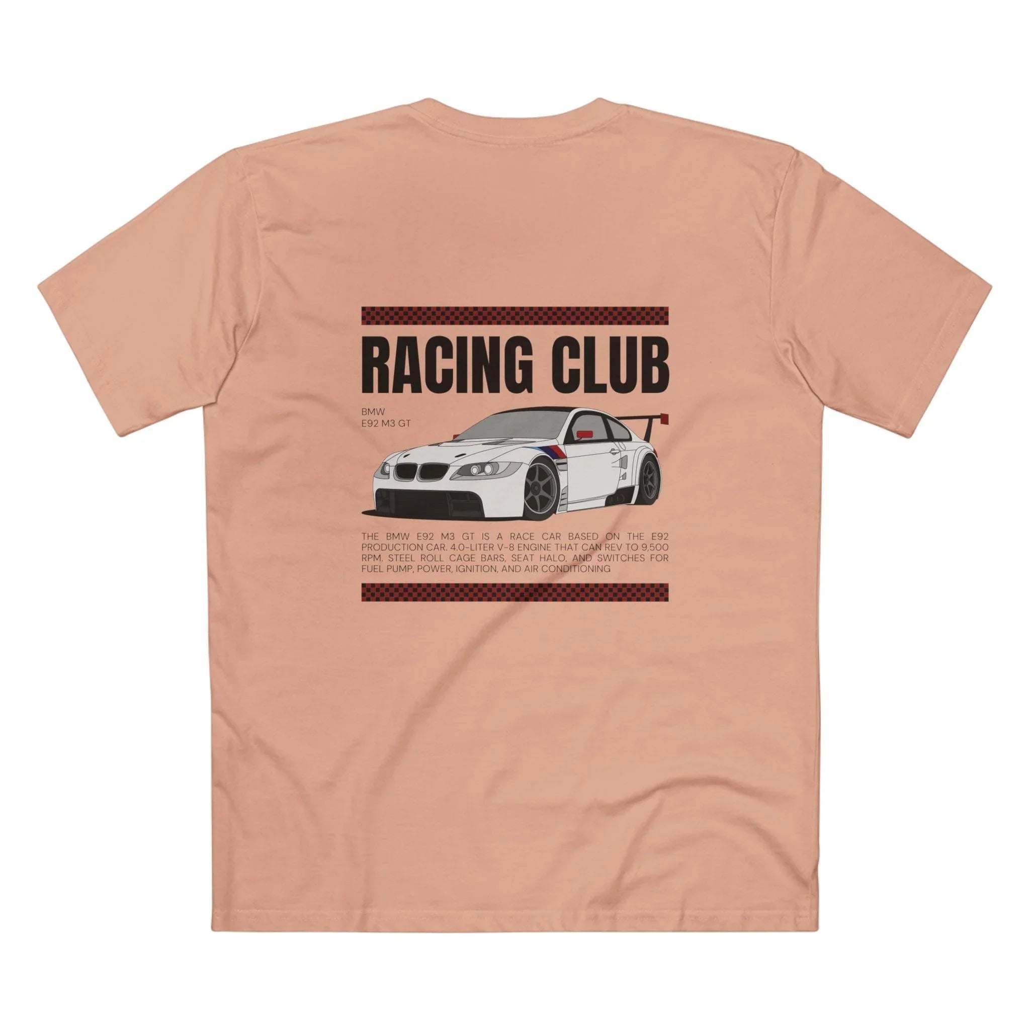 Premium BMW Inspired E92 M3 GT Racecar T-Shirt