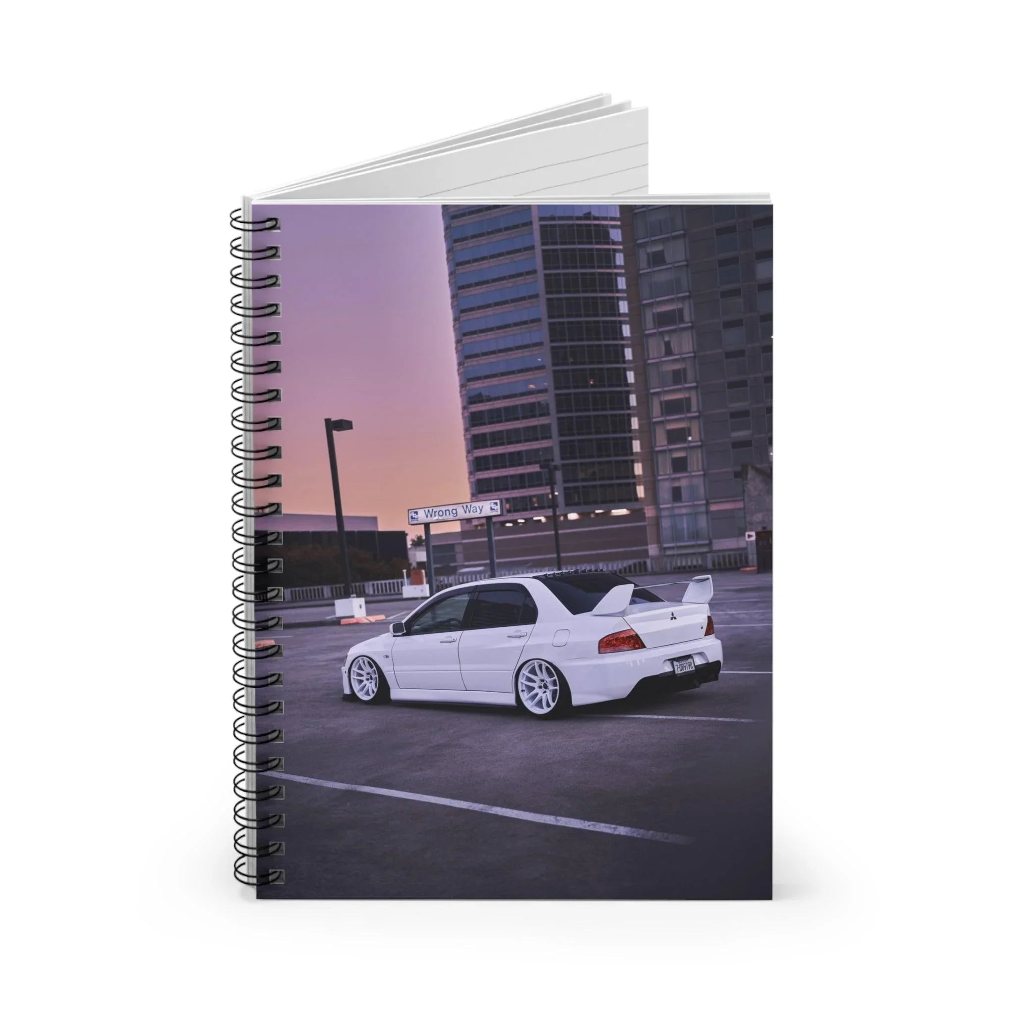 Mitsubishi Evo 8 Automotive Spiral Notebook #015 - Throttle Designs