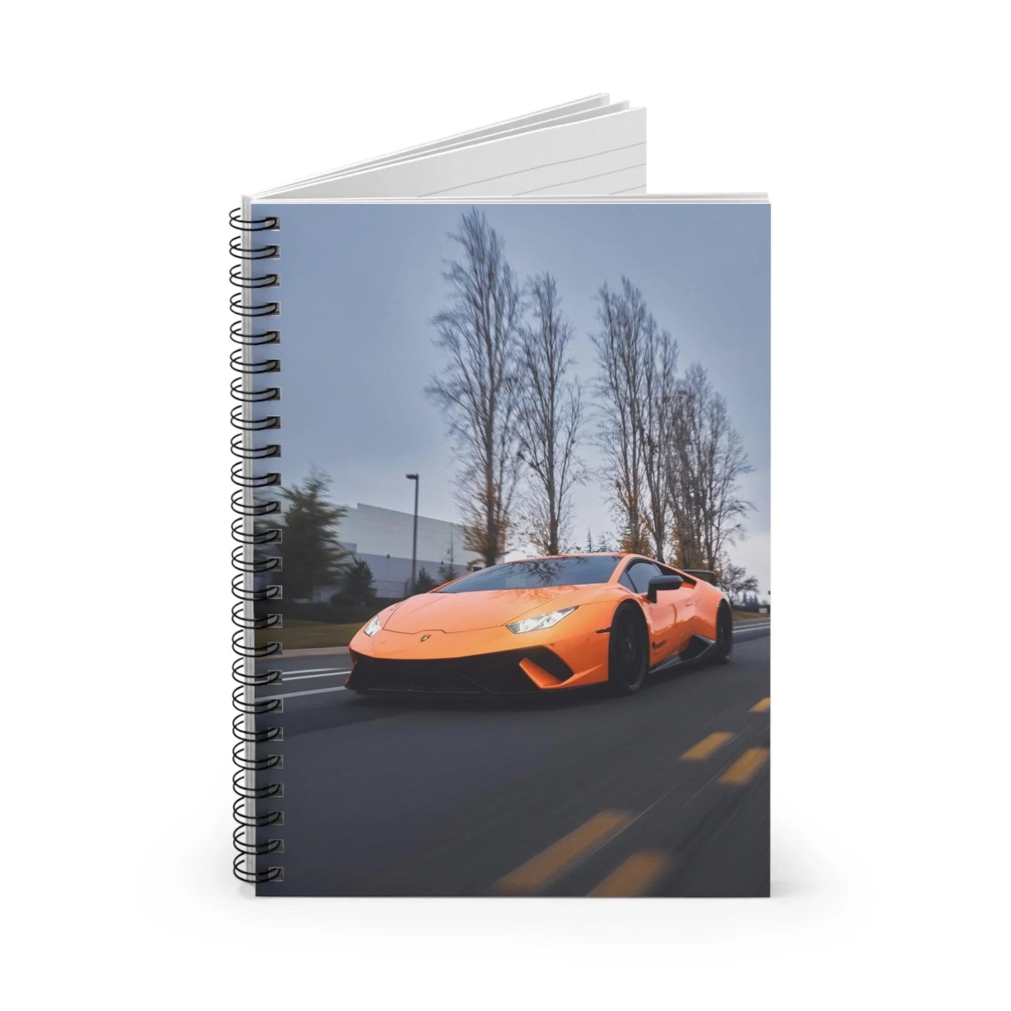 Lamborghini Huracan Automotive Spiral Notebook #007 - Throttle Designs
