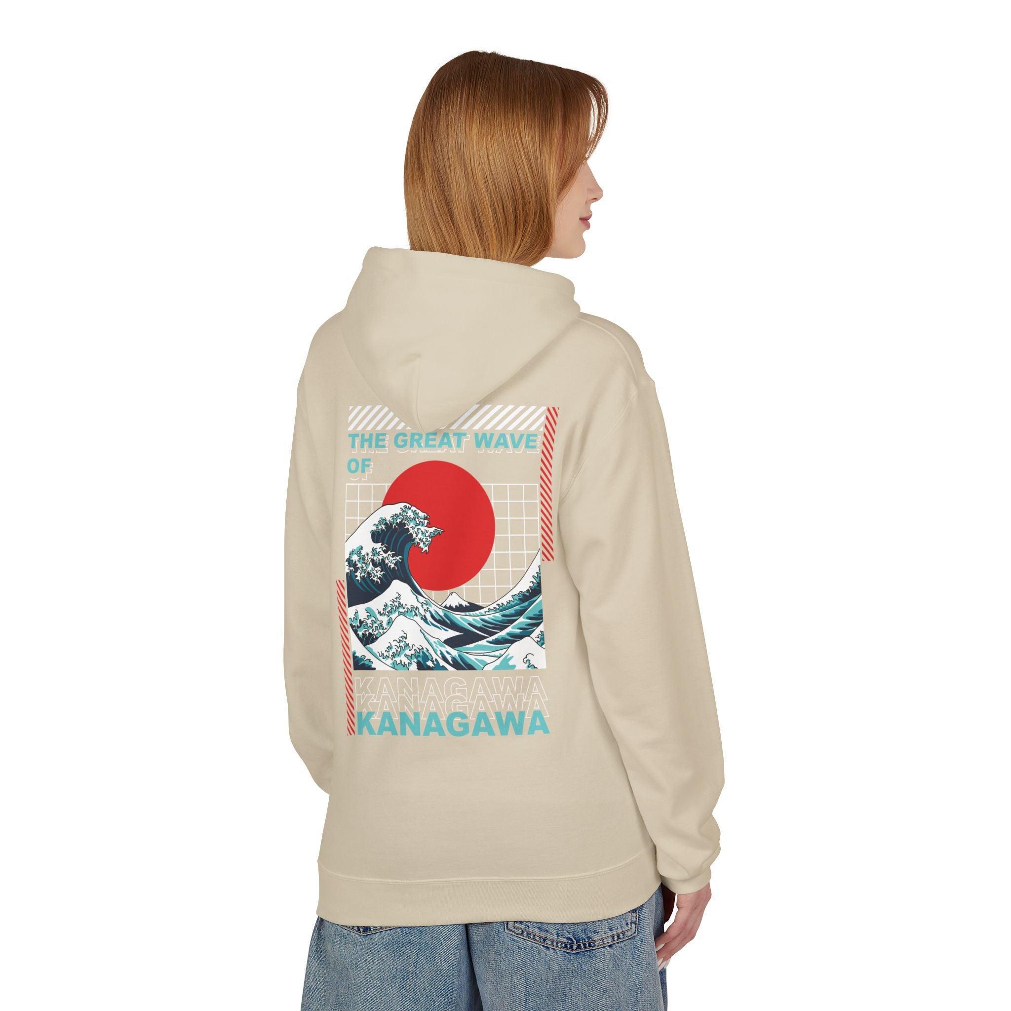 Ultimate Kanagawa Wave Fleece Hoodie: Stylish Japanese Streetwear Comfort