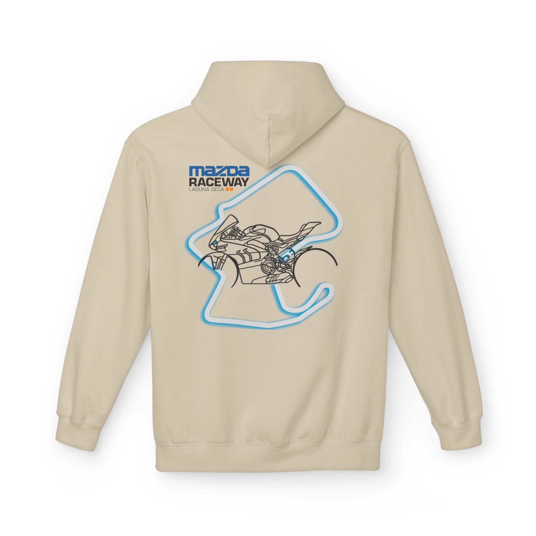Ducati Panigale V4 SP Laguna Seca Fleece Hoodie - Stylish & Cozy
