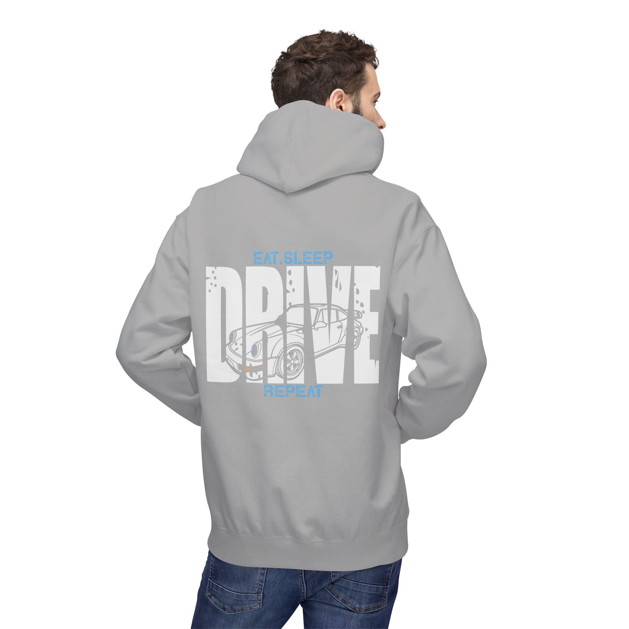 Classic Porsche 911 DRIVE Fleece Hoodie for Ultimate Comfort