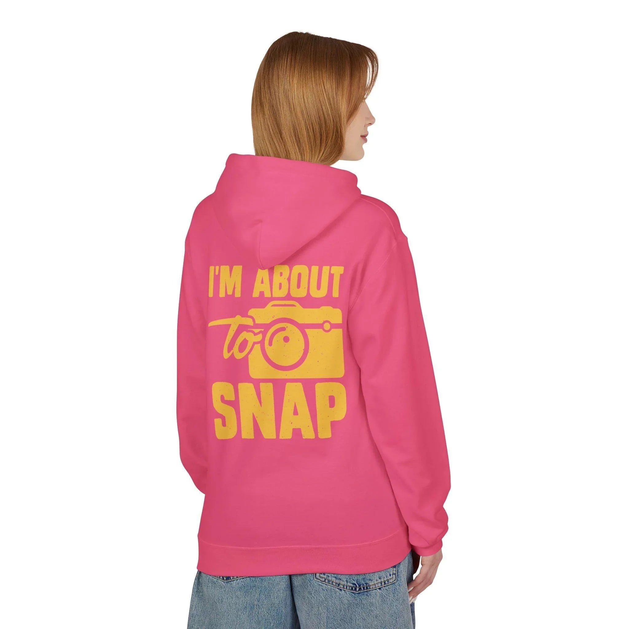 "I'm About to Snap" Exclusive Fleece Hoodie for Passionate Photographers