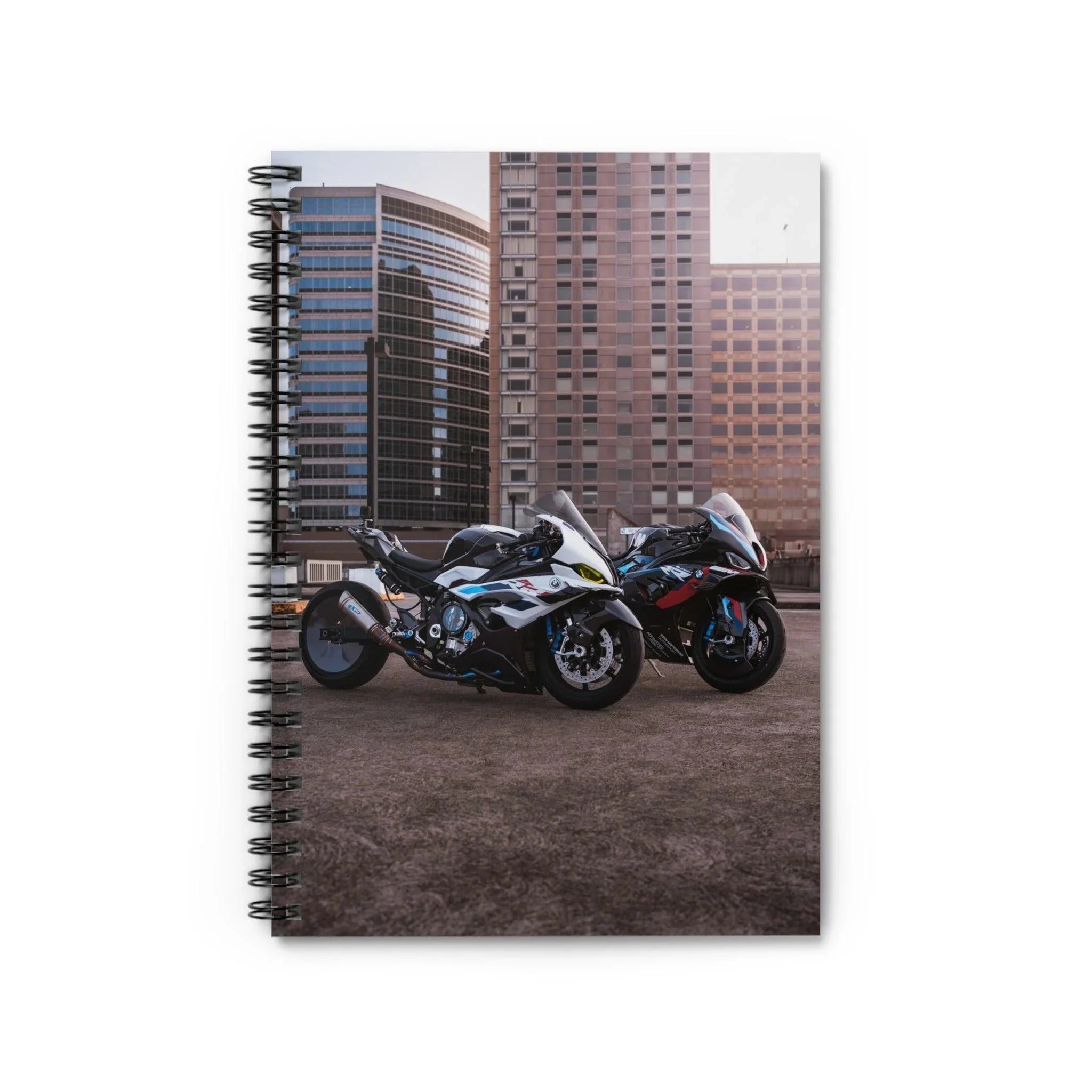BMW M1000RR and S1000RR Drag Spec Motorcycle Spiral Notebook #002 - Throttle Designs