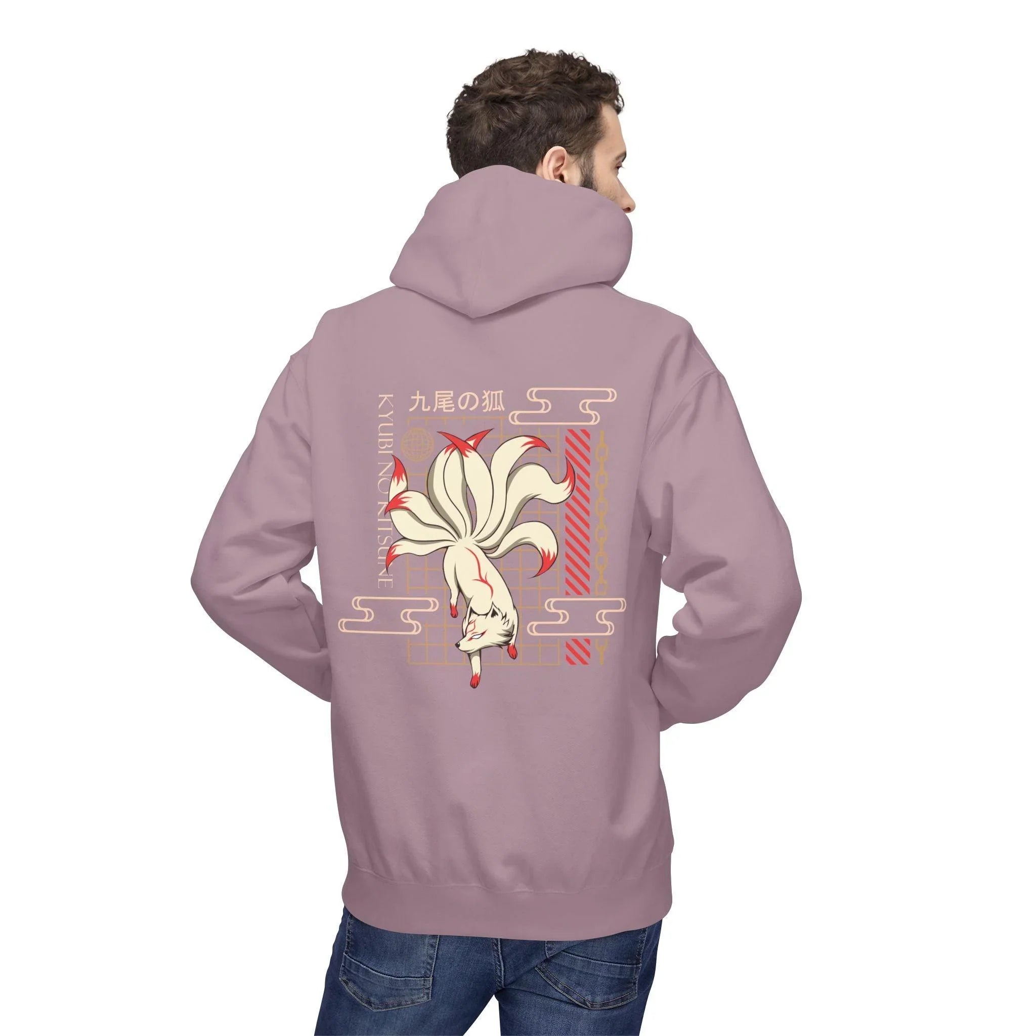 Kyubi No Kitsune Japanese Streetwear Fleece Hoodie – Ultimate Comfort Meets Stylish Design