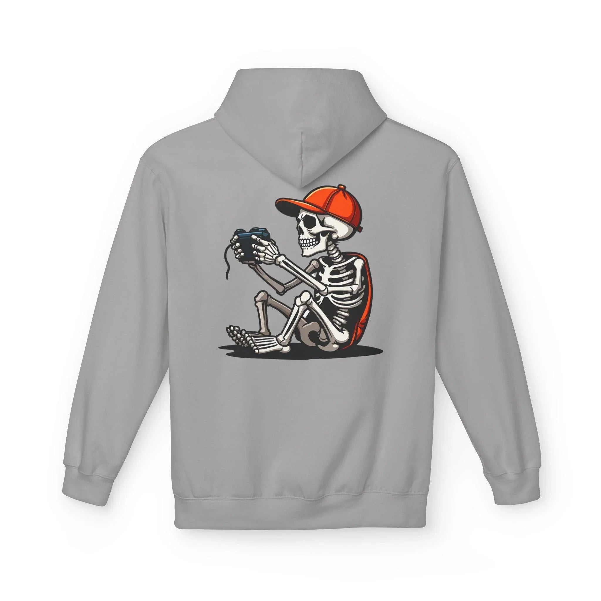 Ultimate Skeleton Gamer Fleece Pullover Hoodie for Comfort and Style