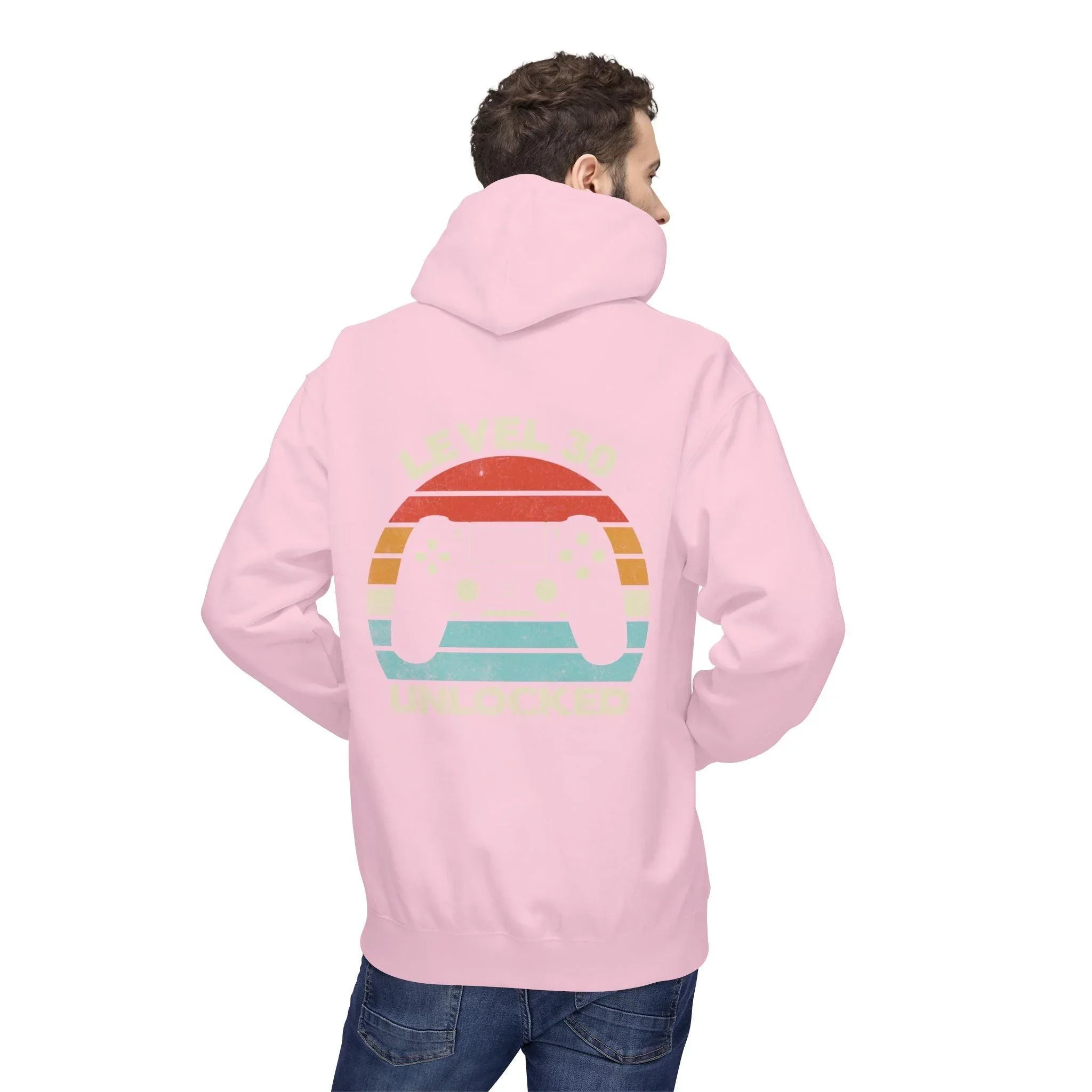 Level Up Your Style: Retro Gaming Fleece Hoodie with Comfort and Charm