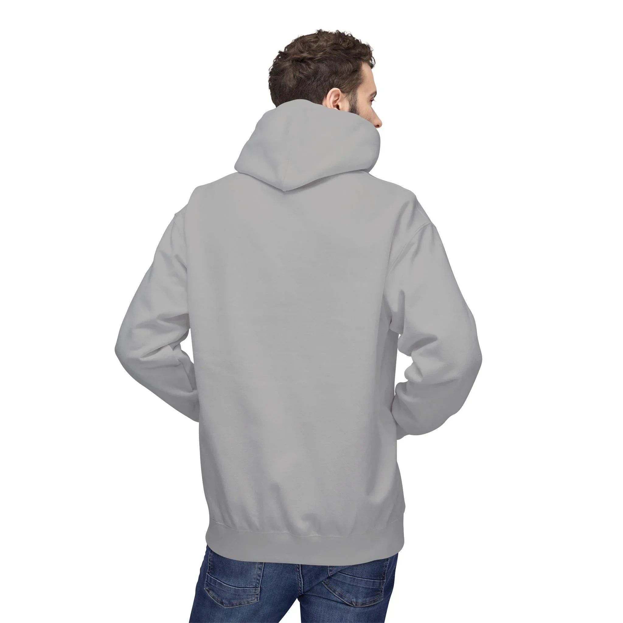Cozy Coffee Lover's Fleece Hoodie – Heartbeat Design for Ultimate Comfort