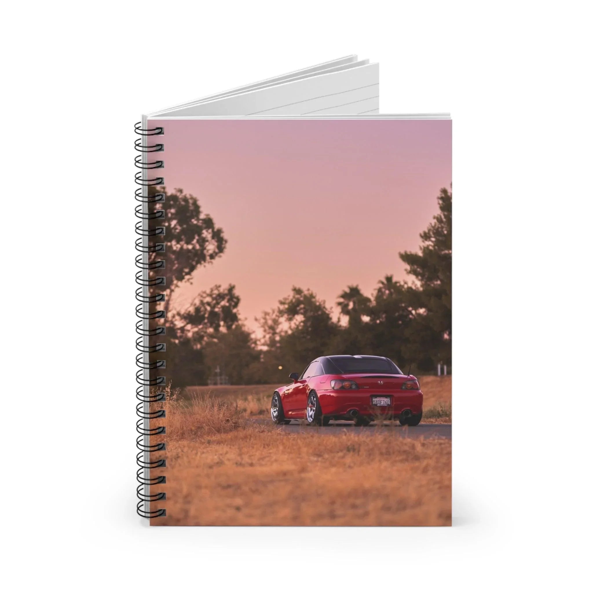 Honda S2000 Automotive Spiral Notebook #018 - Throttle Designs