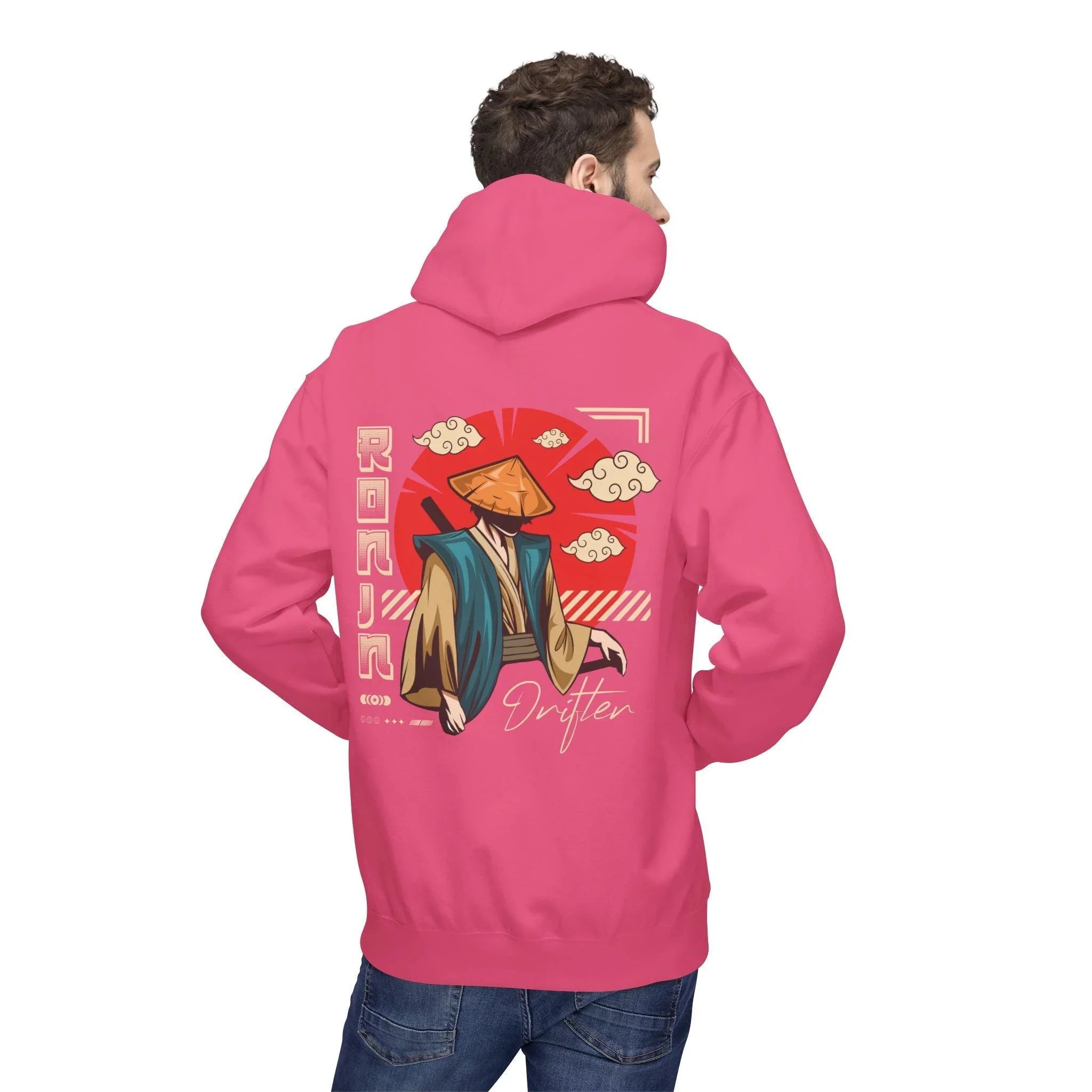 Ultimate Ronin Drifter Japanese Streetwear Fleece Hoodie for Trendsetters
