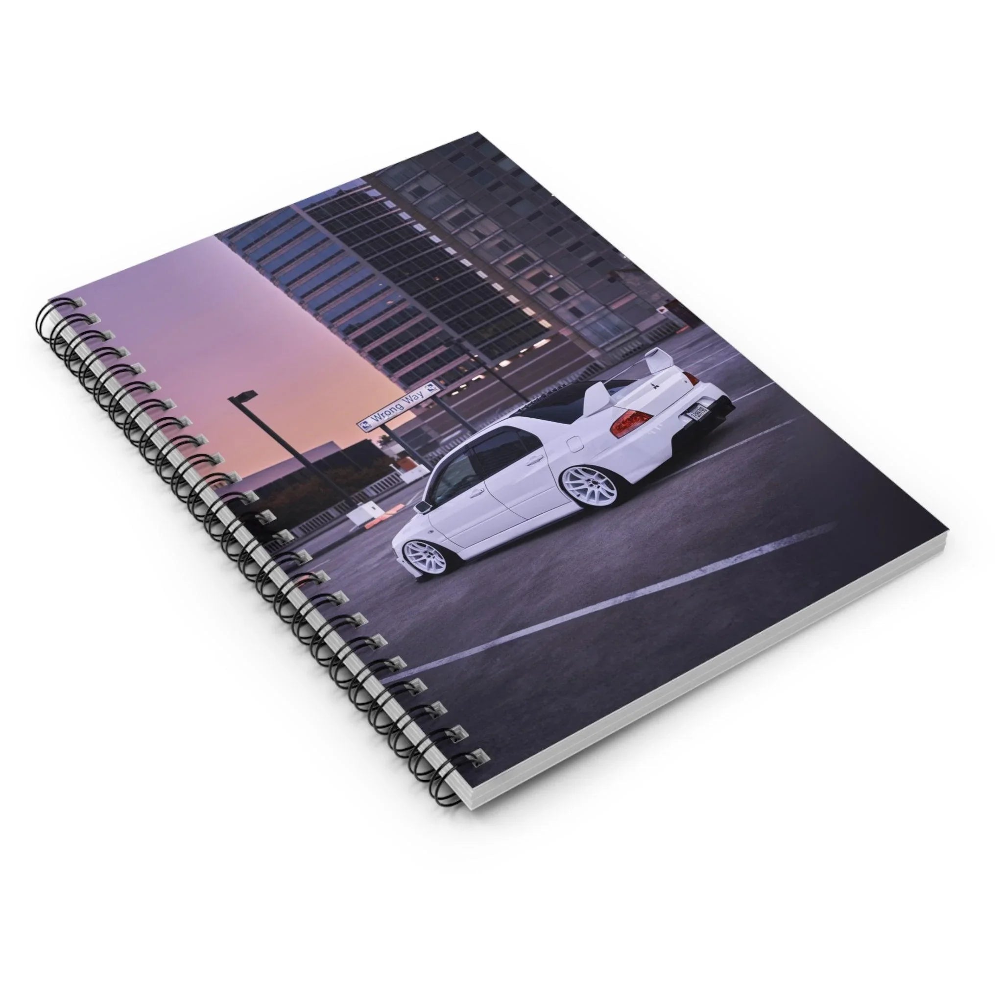 Mitsubishi Evo 8 Automotive Spiral Notebook #015 - Throttle Designs