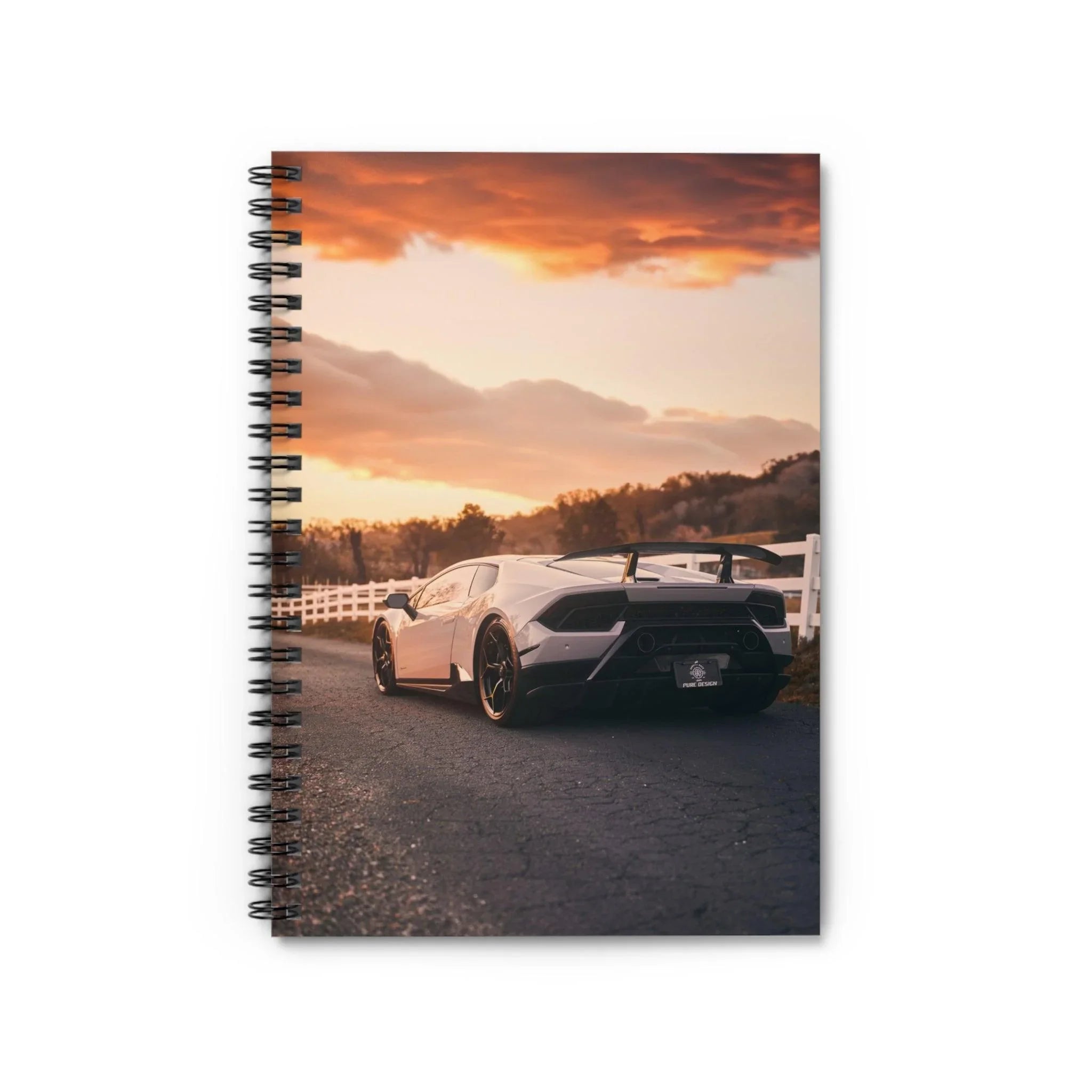 Lamborghini Huracan Automotive Spiral Notebook #043 - Throttle Designs