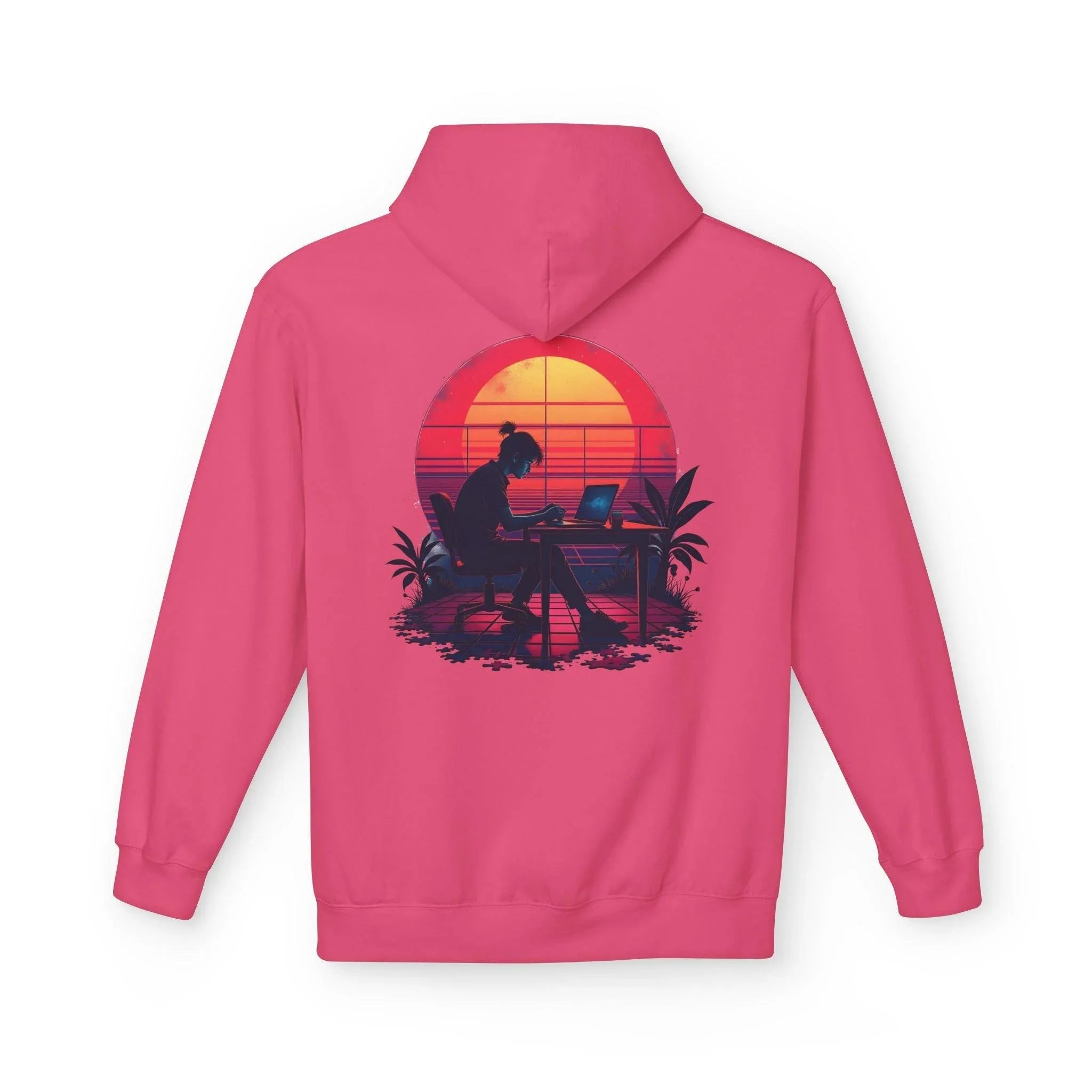 Ultimate Retro Programmer Fleece Hoodie for Comfort and Style