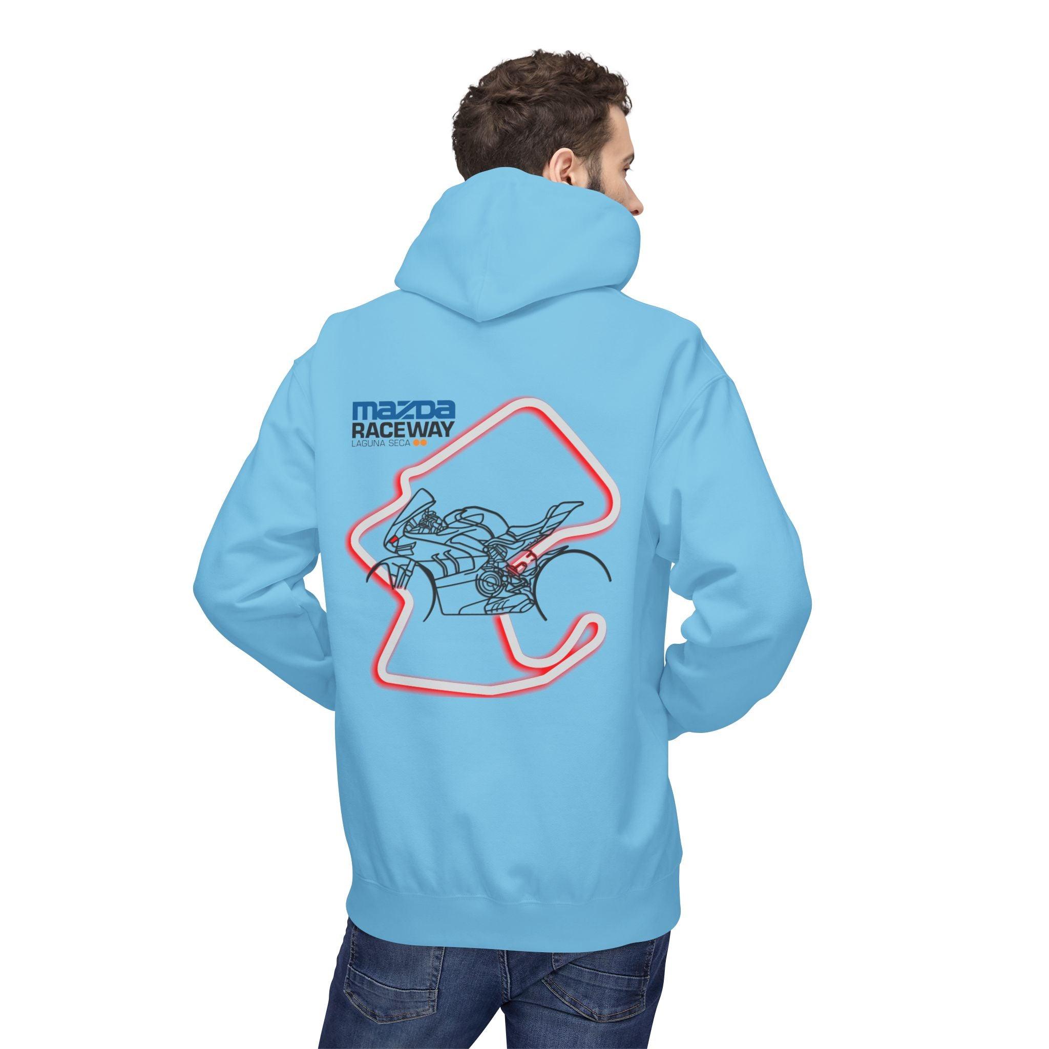 Ducati Panigale V4 SP Laguna Seca Hoodie - Red Edition for Comfort & Style