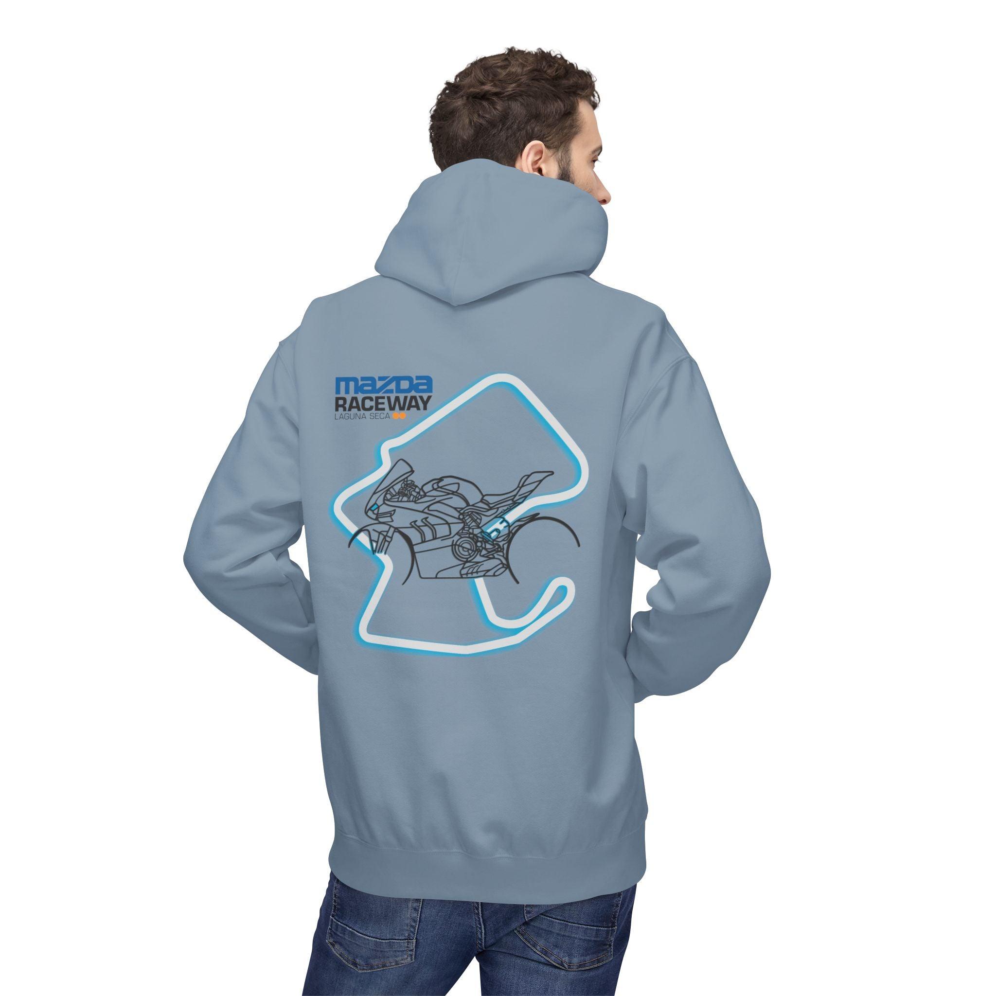 Ducati Panigale V4 SP Laguna Seca Fleece Hoodie - Stylish & Cozy
