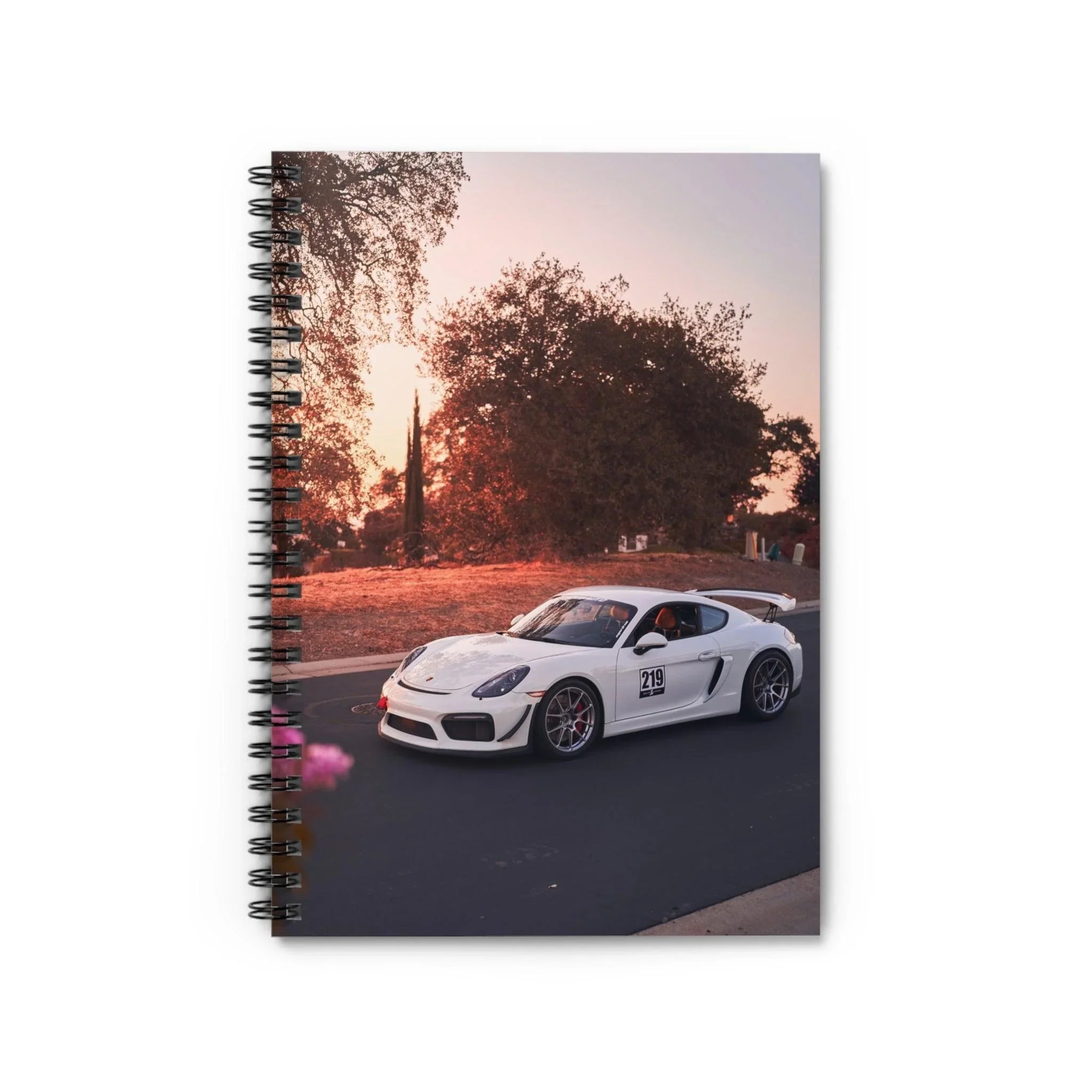 Porsche GT4 Automotive Spiral Notebook #008 - Throttle Designs