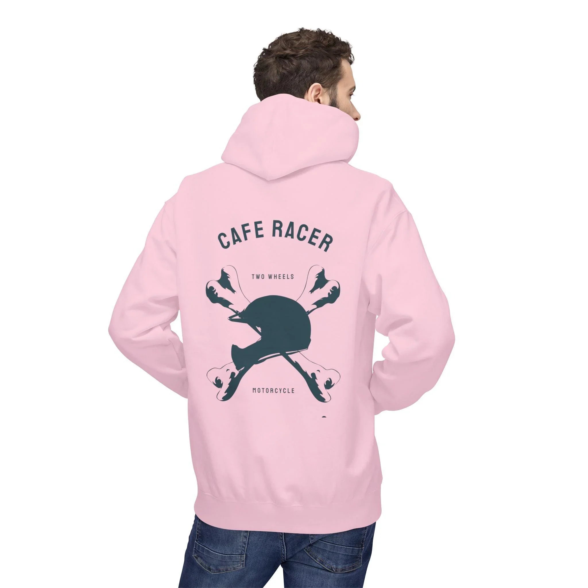 Ultimate Cafe Racer Fleece Hoodie - Embrace the Ride with "Never Stop Riding" Design