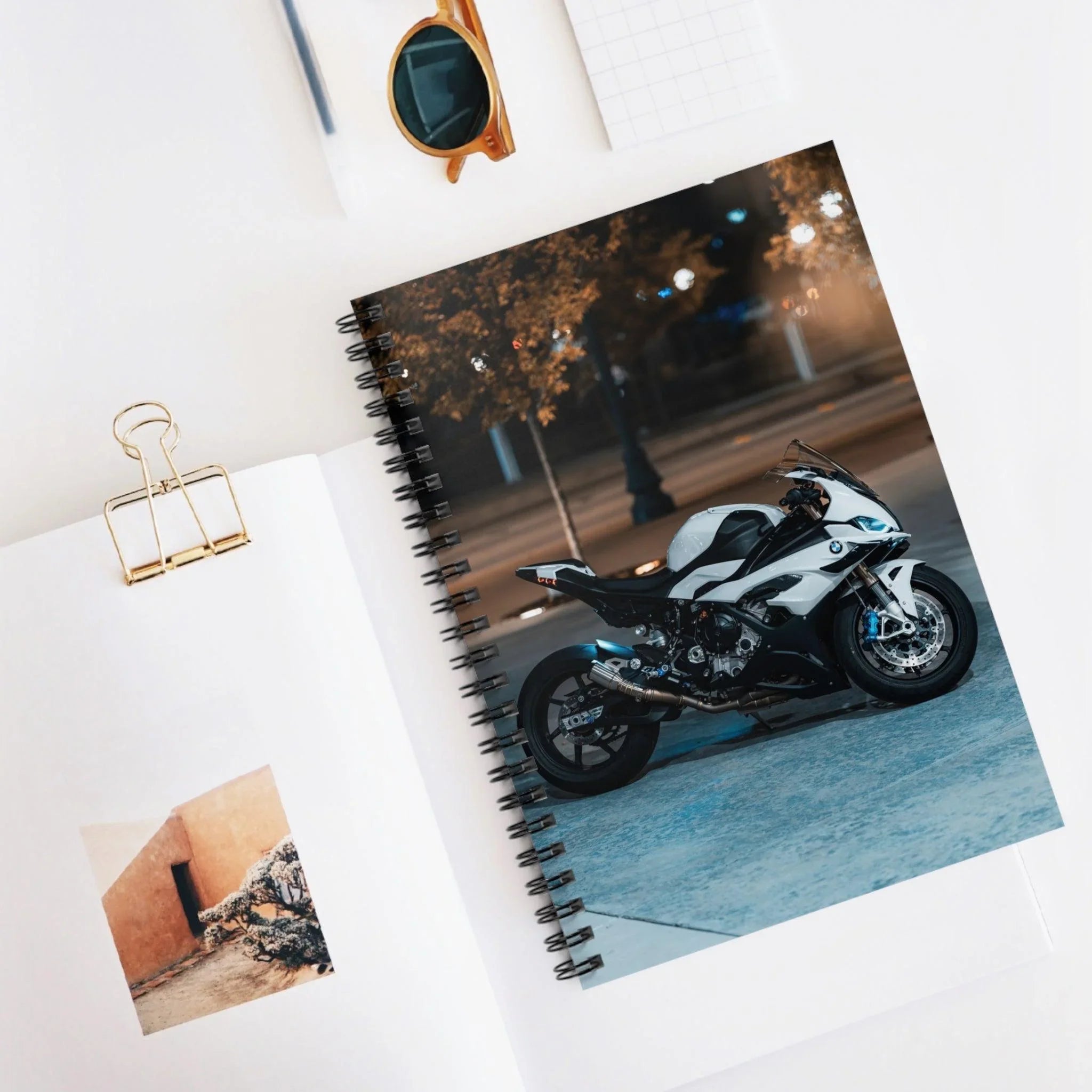 BMW S1000RR Motorcycle Spiral Notebook #082 - Throttle Designs