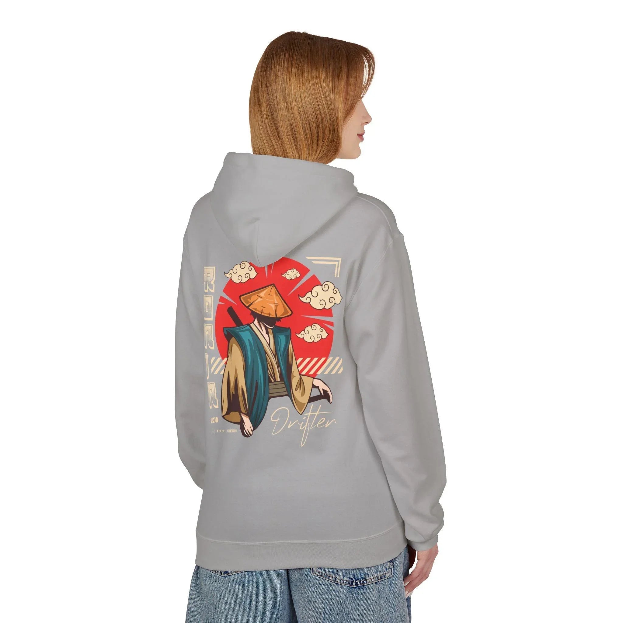 Ultimate Ronin Drifter Japanese Streetwear Fleece Hoodie for Trendsetters
