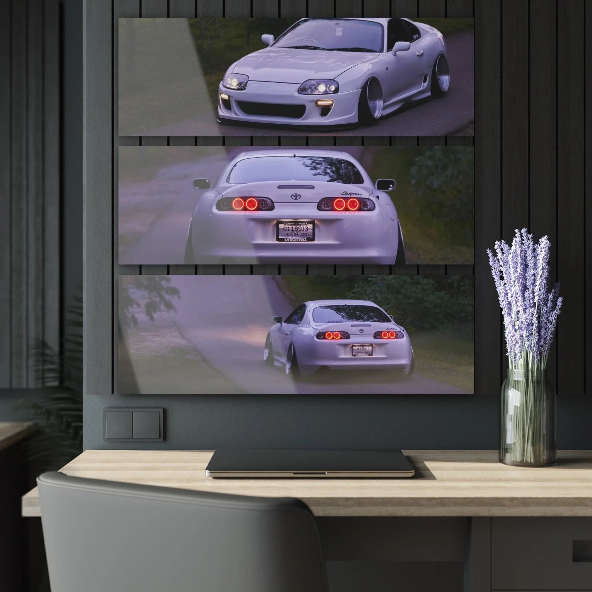 Toyota Supra MK4 3-Piece Acrylic Wall Art #001 for Collectors