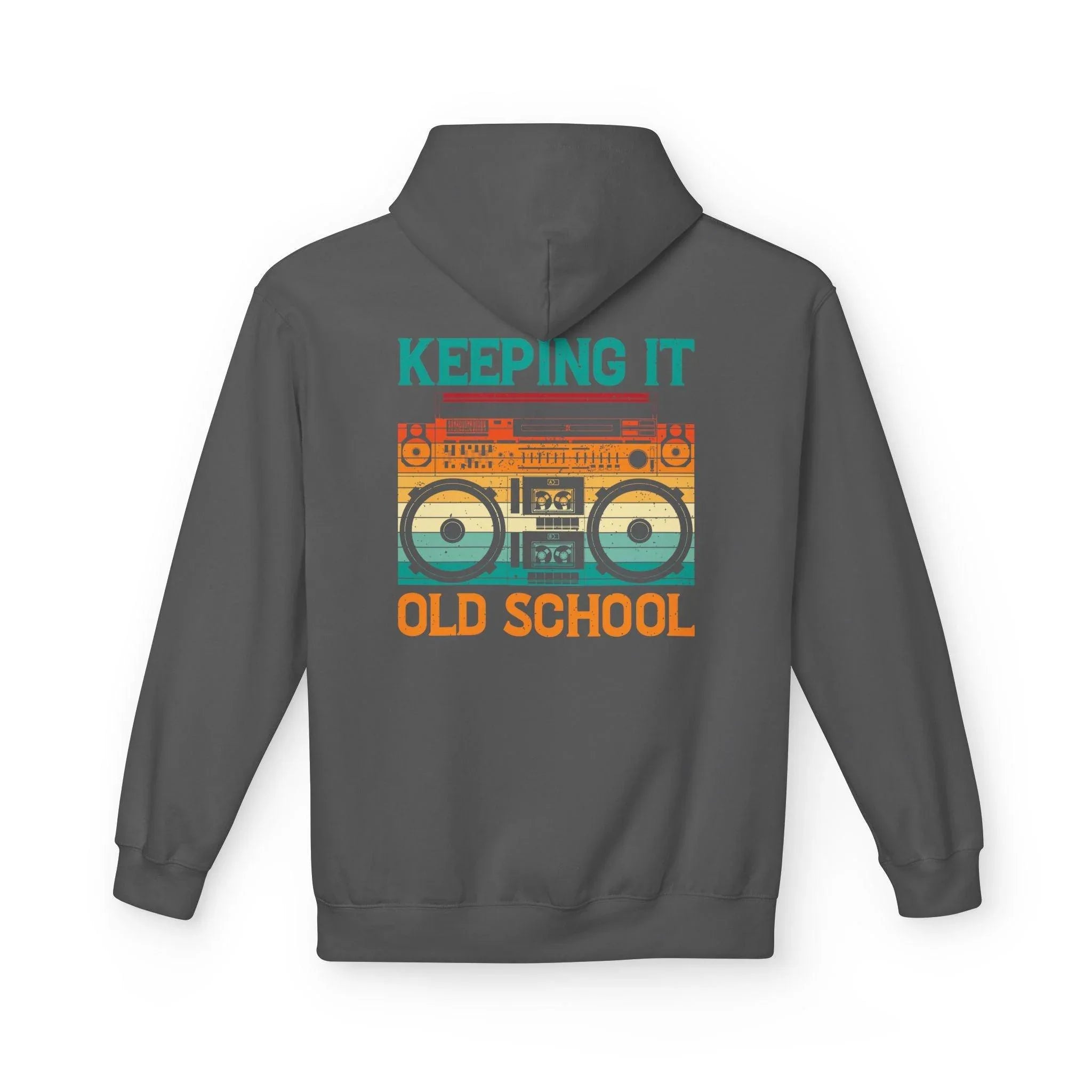 Ultimate Comfort Premium Old School Boombox Fleece Hoodie