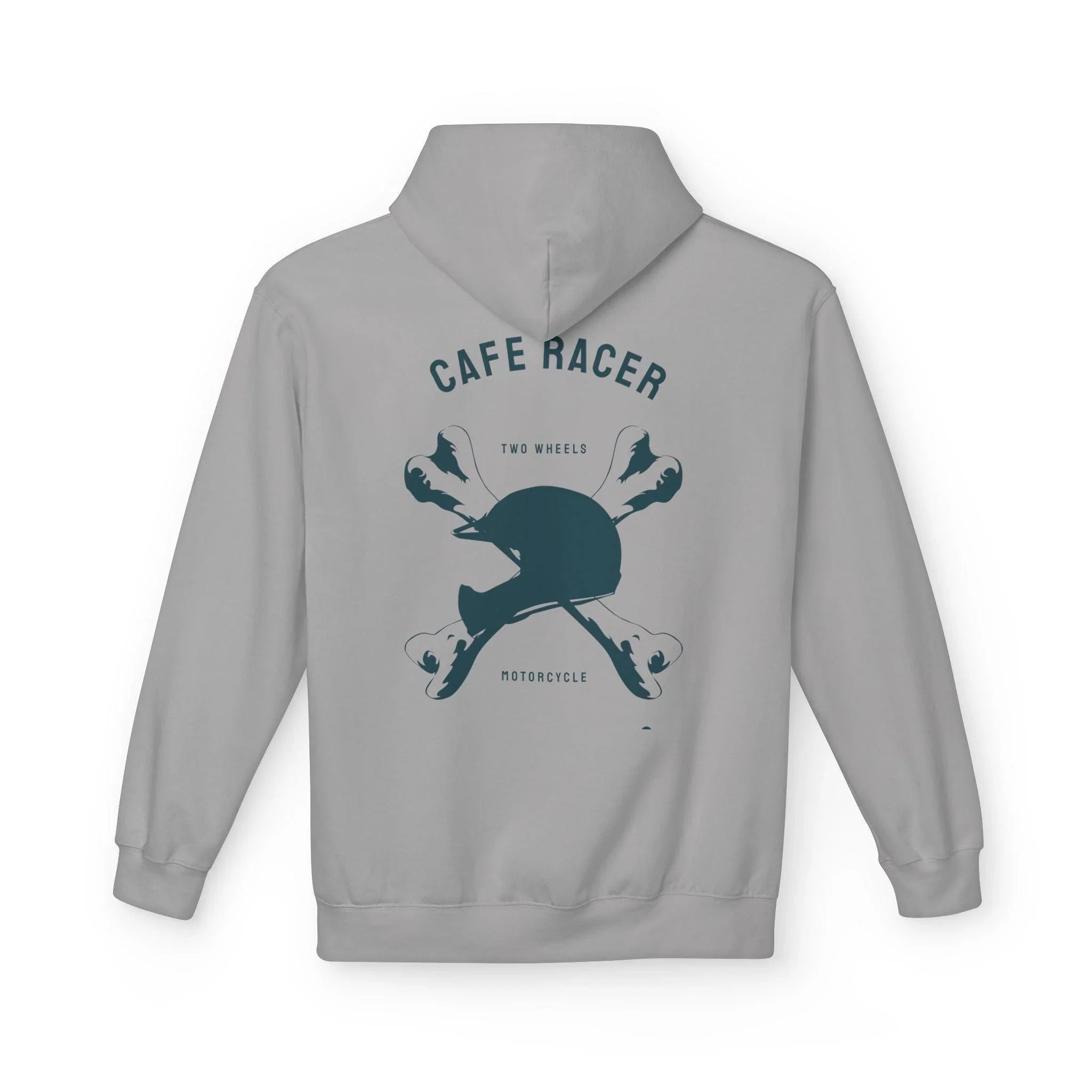 Ultimate Cafe Racer Fleece Hoodie - Embrace the Ride with "Never Stop Riding" Design
