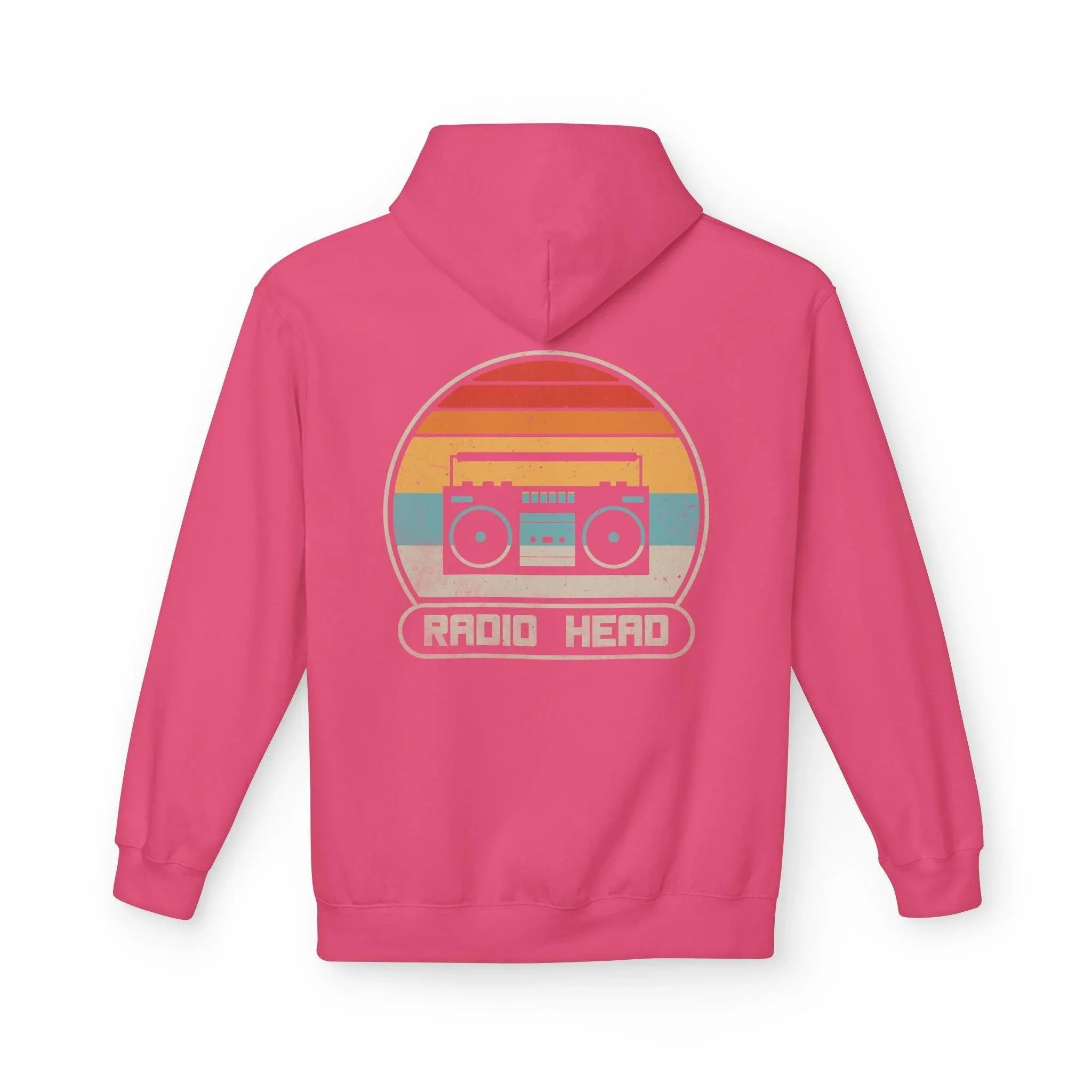 Cozy Vibes Radio Head Fleece Pullover Hoodie