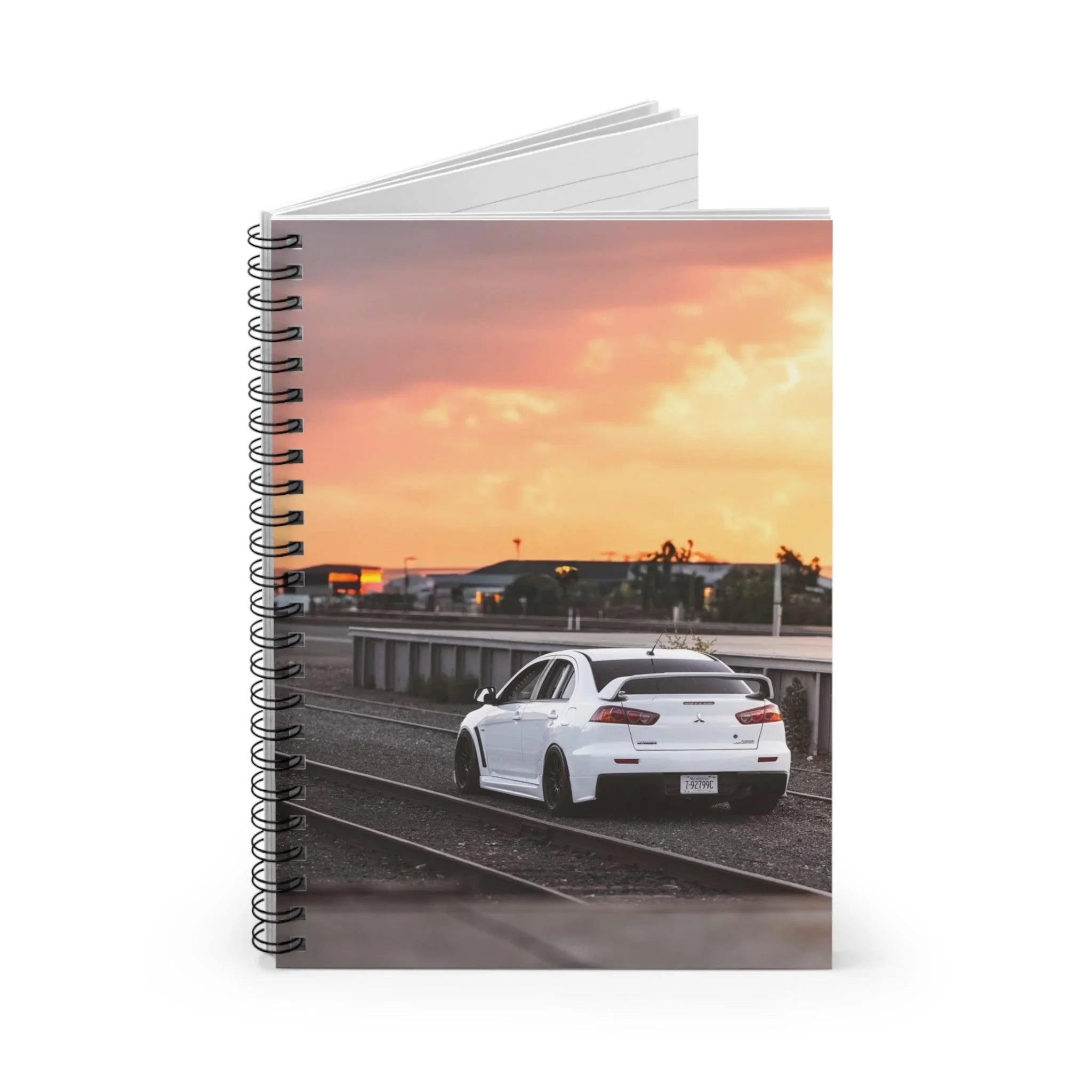 Mitsubishi Evo 10 Automotive Spiral Notebook #004 - Throttle Designs