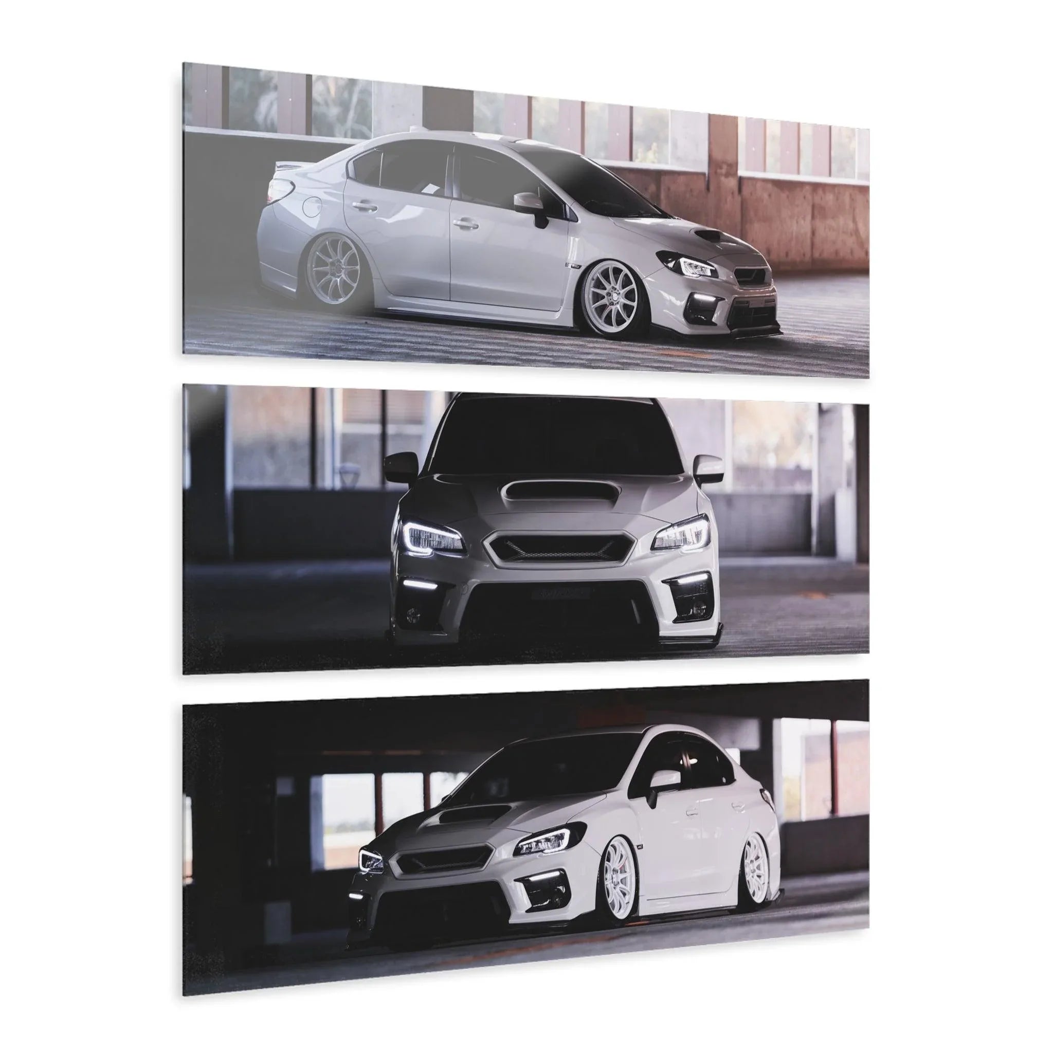 Subaru WRX 3-Piece Acrylic Wall Art #003 for Enthusiasts
