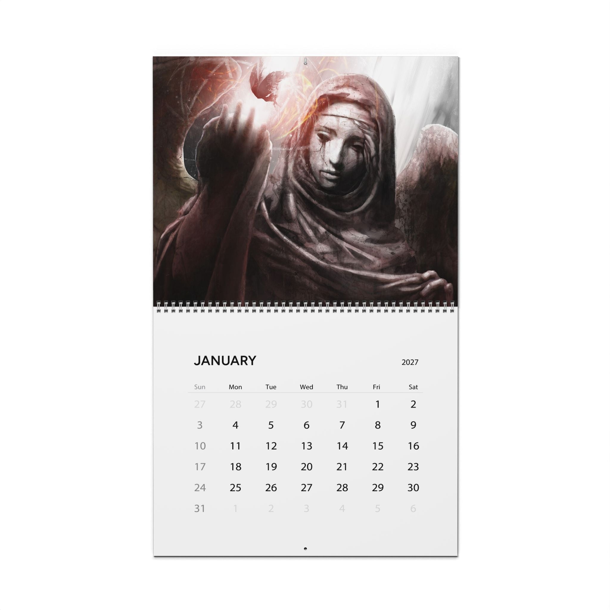 2027 Fantasy Artwork Calendar – Magical Characters, Surreal Worlds & Imaginative Art Collection