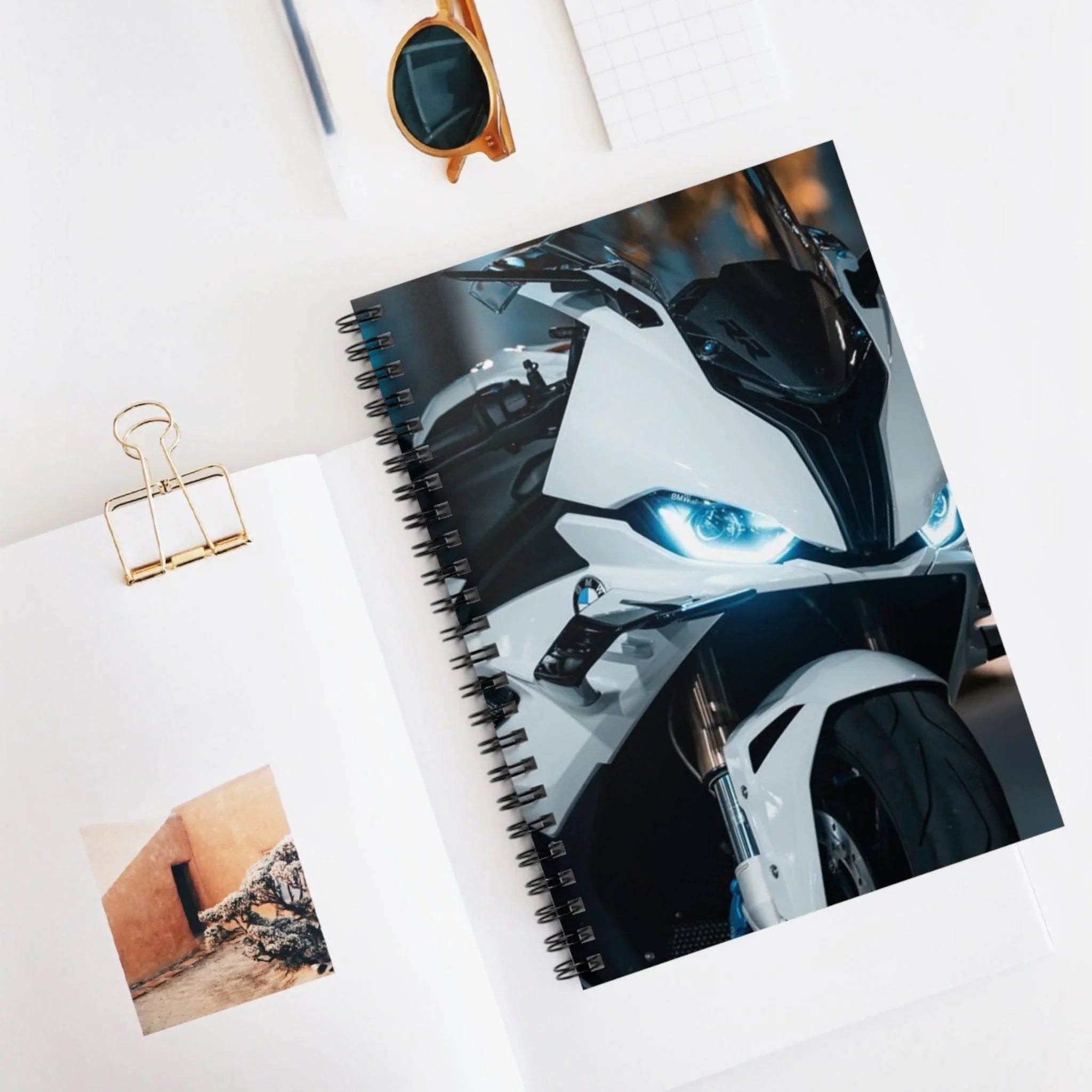 BMW S1000RR Motorcycle Spiral Notebook #085 - Throttle Designs