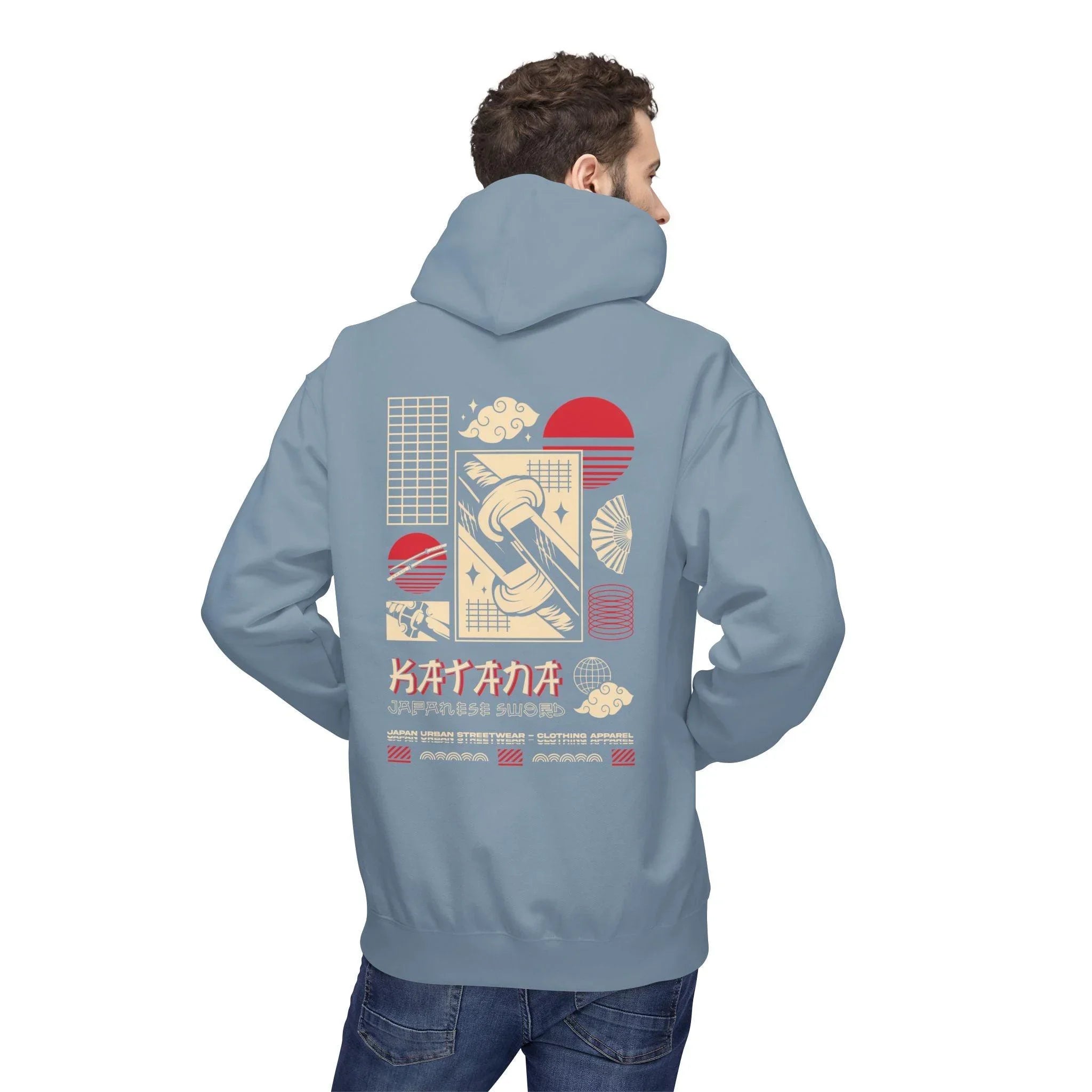 Ultimate "Katana" Japanese Fleece Hoodie for Stylish Streetwear Enthusiasts