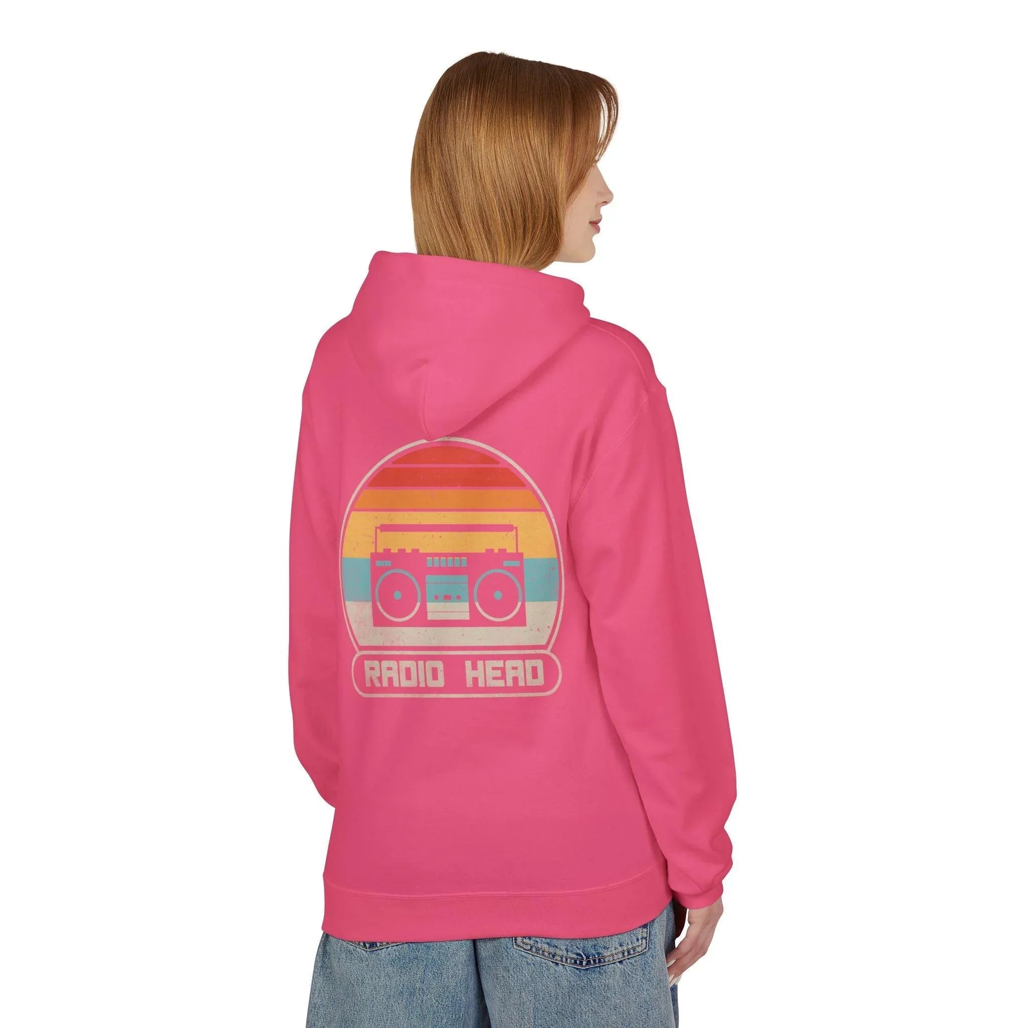 Cozy Vibes Radio Head Fleece Pullover Hoodie