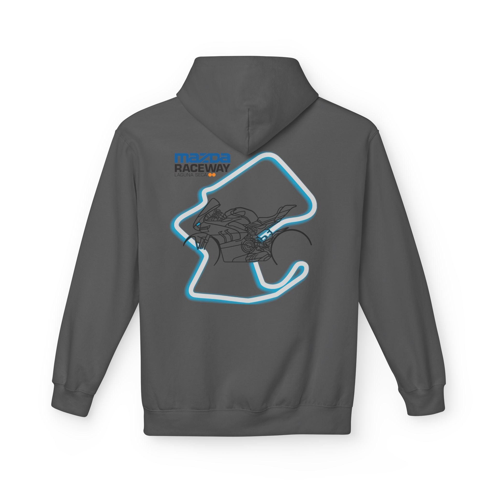 Ducati Panigale V4 SP Laguna Seca Fleece Hoodie - Stylish & Cozy