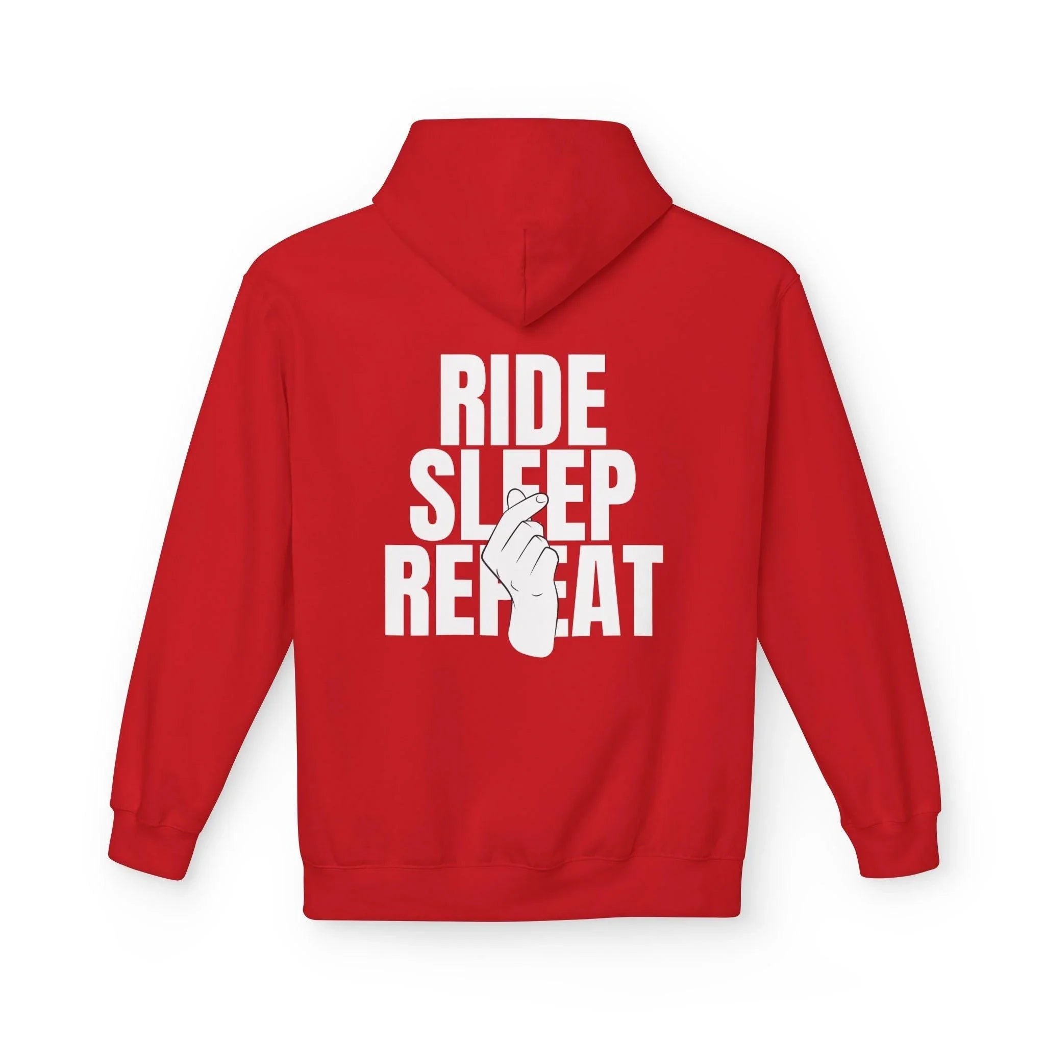 Cozy Comfort "Ride, Sleep, Repeat" Fleece Hoodie